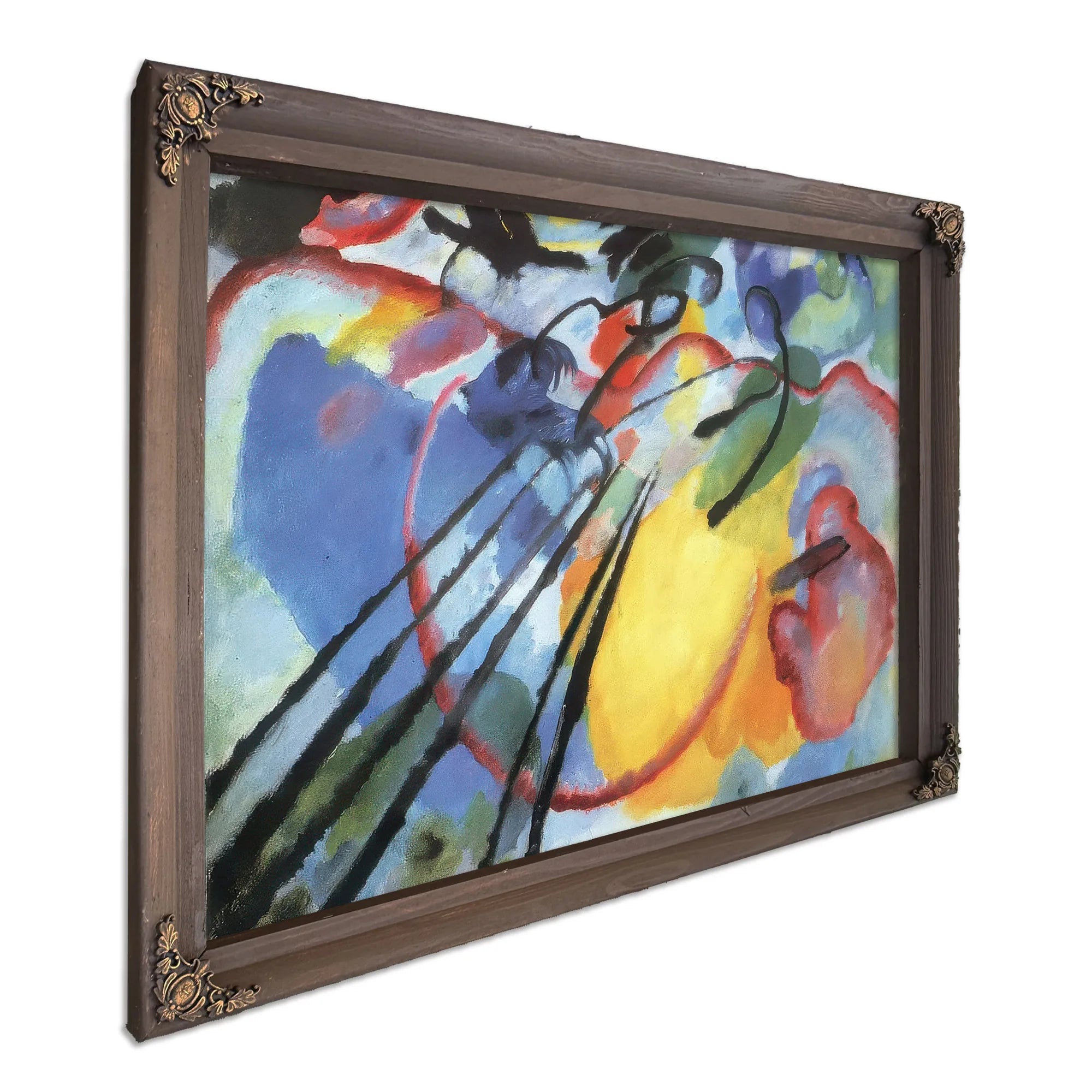 Improvisation 26 ( Oars) 1912 By Wassily Kandinsky Fine Art Print