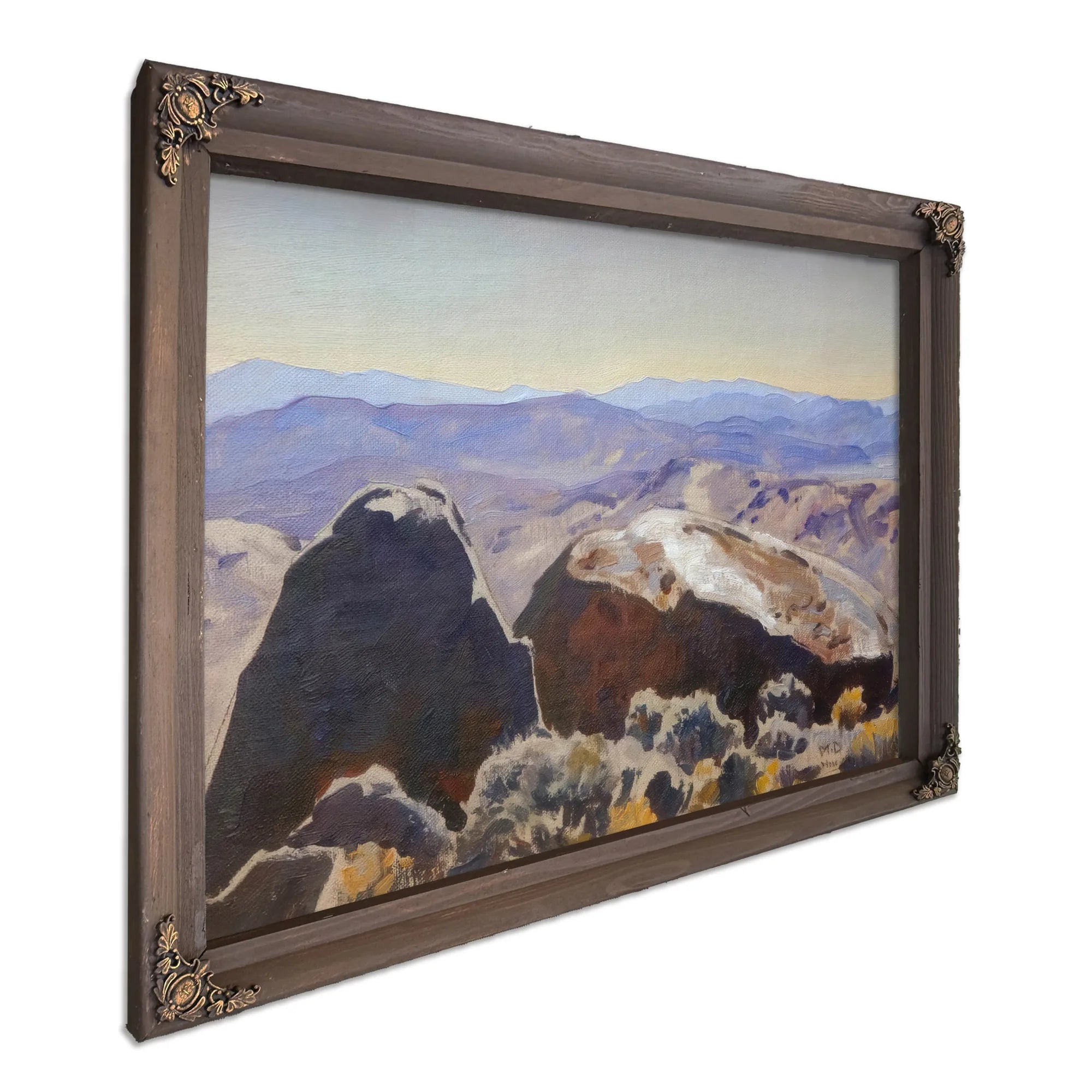 South From Quartz Mountain By Maynard Dixon Fine Art Print