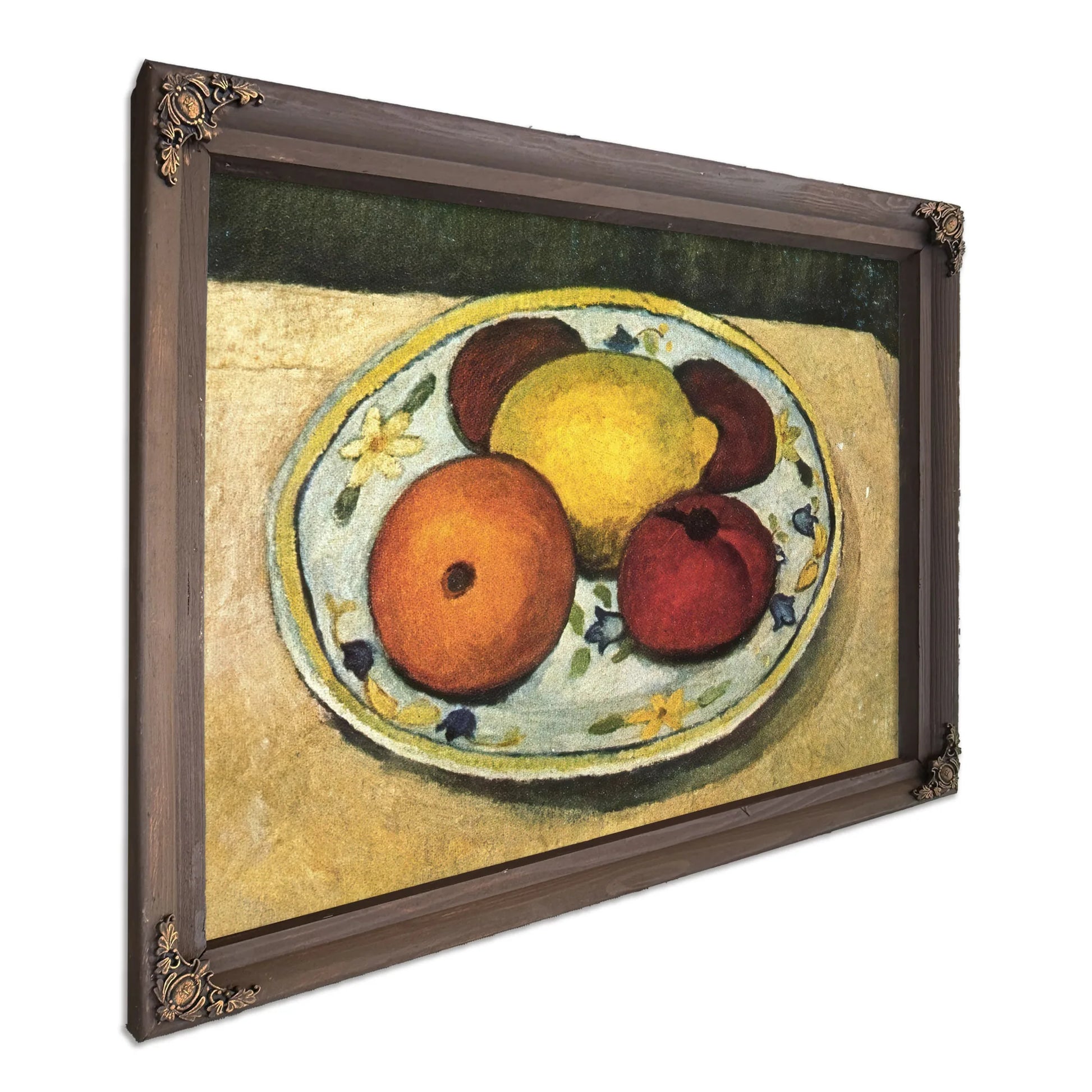 Still Life With Leaf Plant, Lemon And Orange By Paula Modersohn Becker Fine Art Print