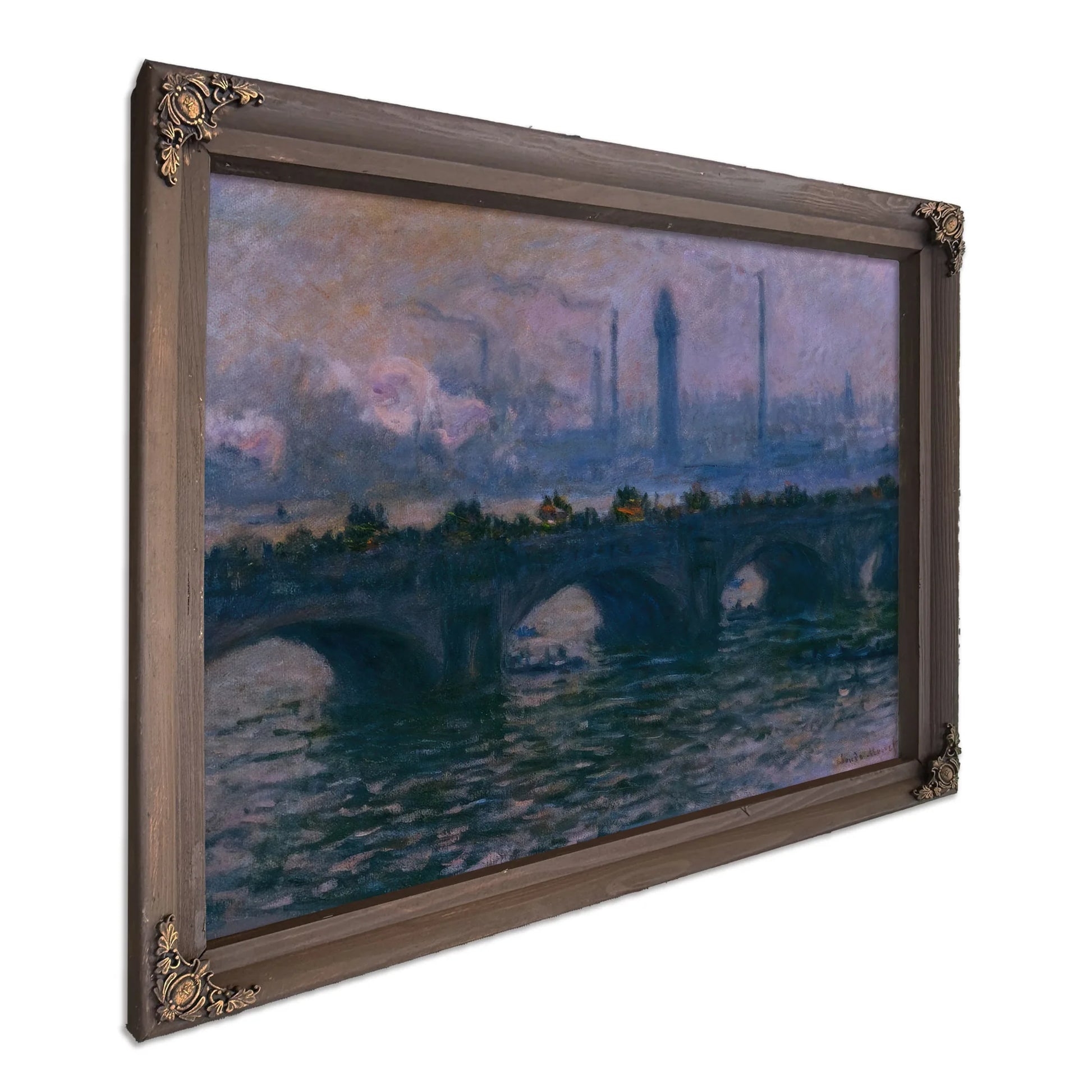 Waterloo Bridge By Claude Monet Fine Art Print