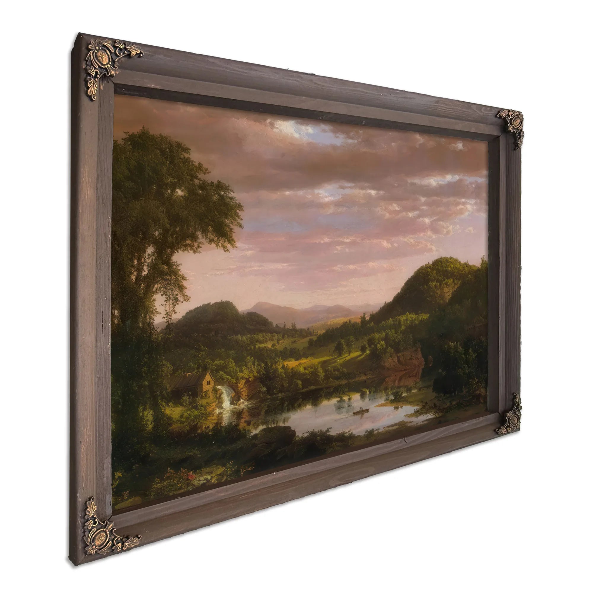 New England Landscape (Evening After A Storm) By Frederic Edwin Church Fine Art Print