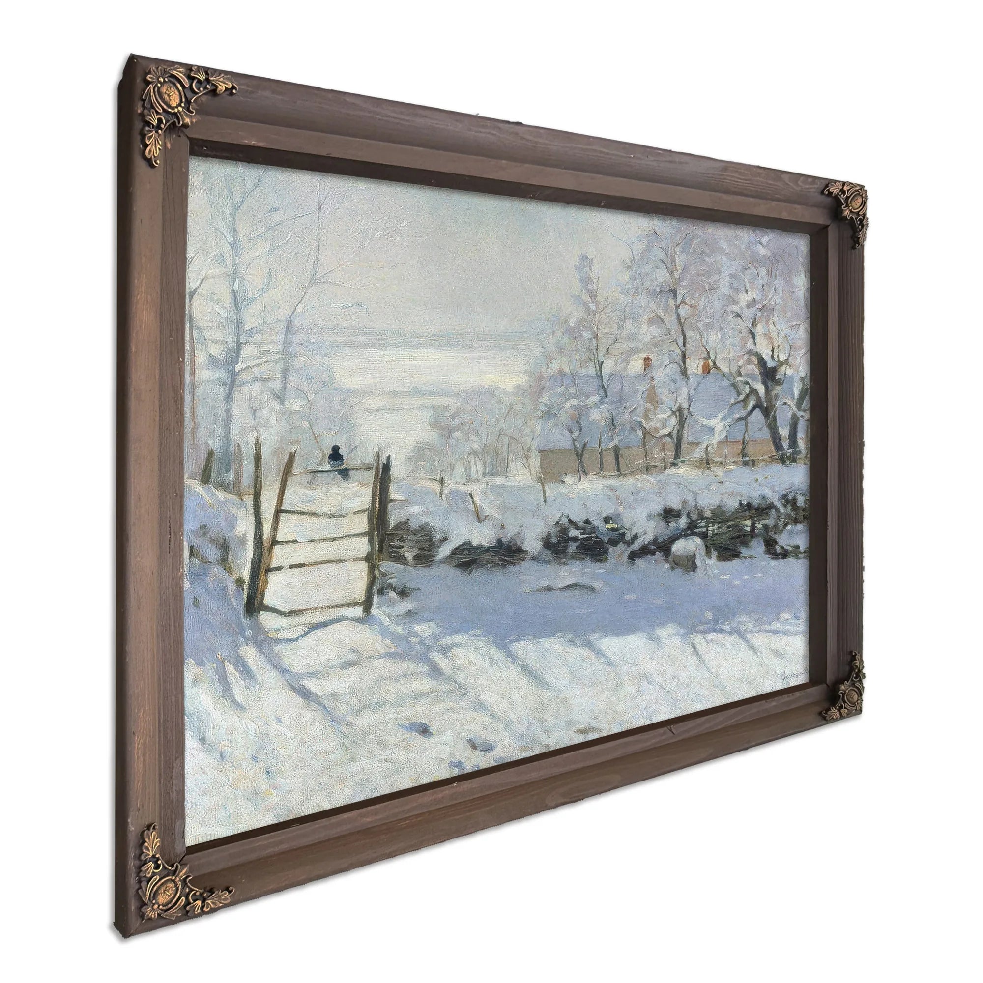 The Magpie 1869 By Claude Monet Fine Art Print