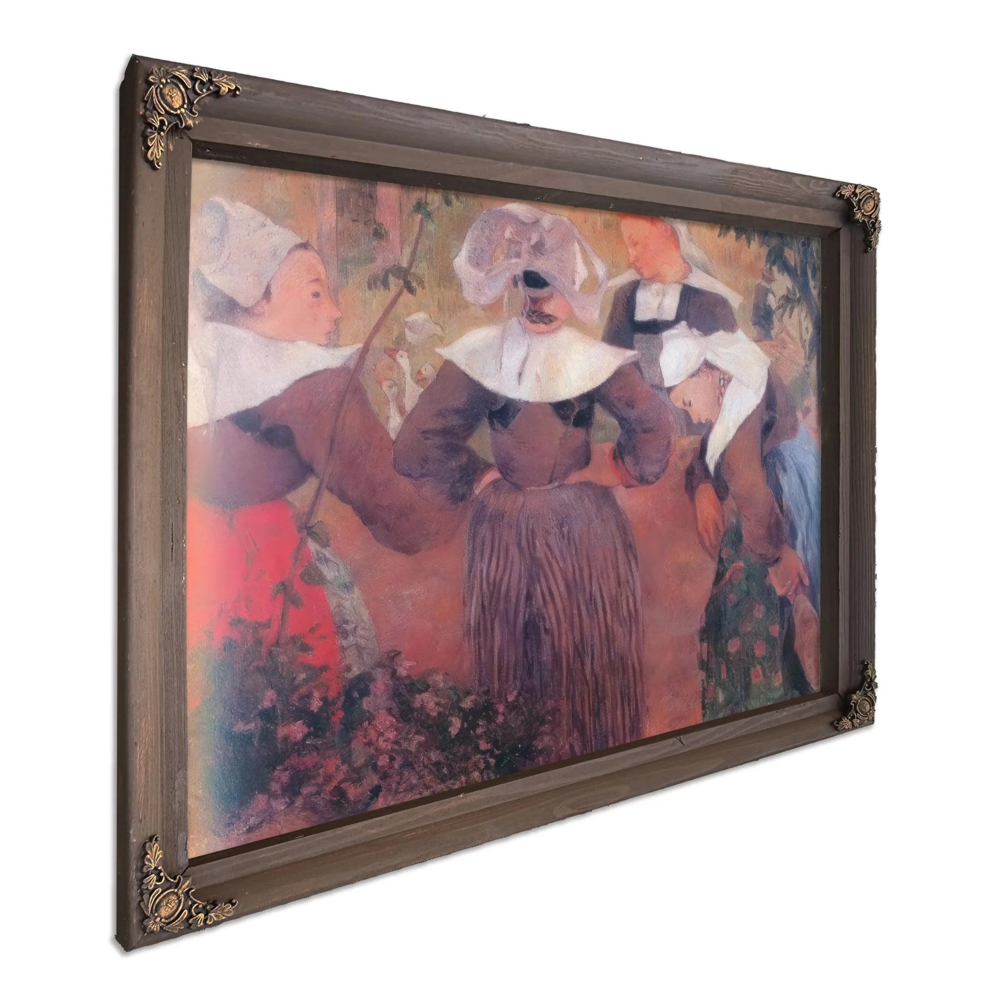The Four Breton Girls By Paul Gauguin Fine Art Print
