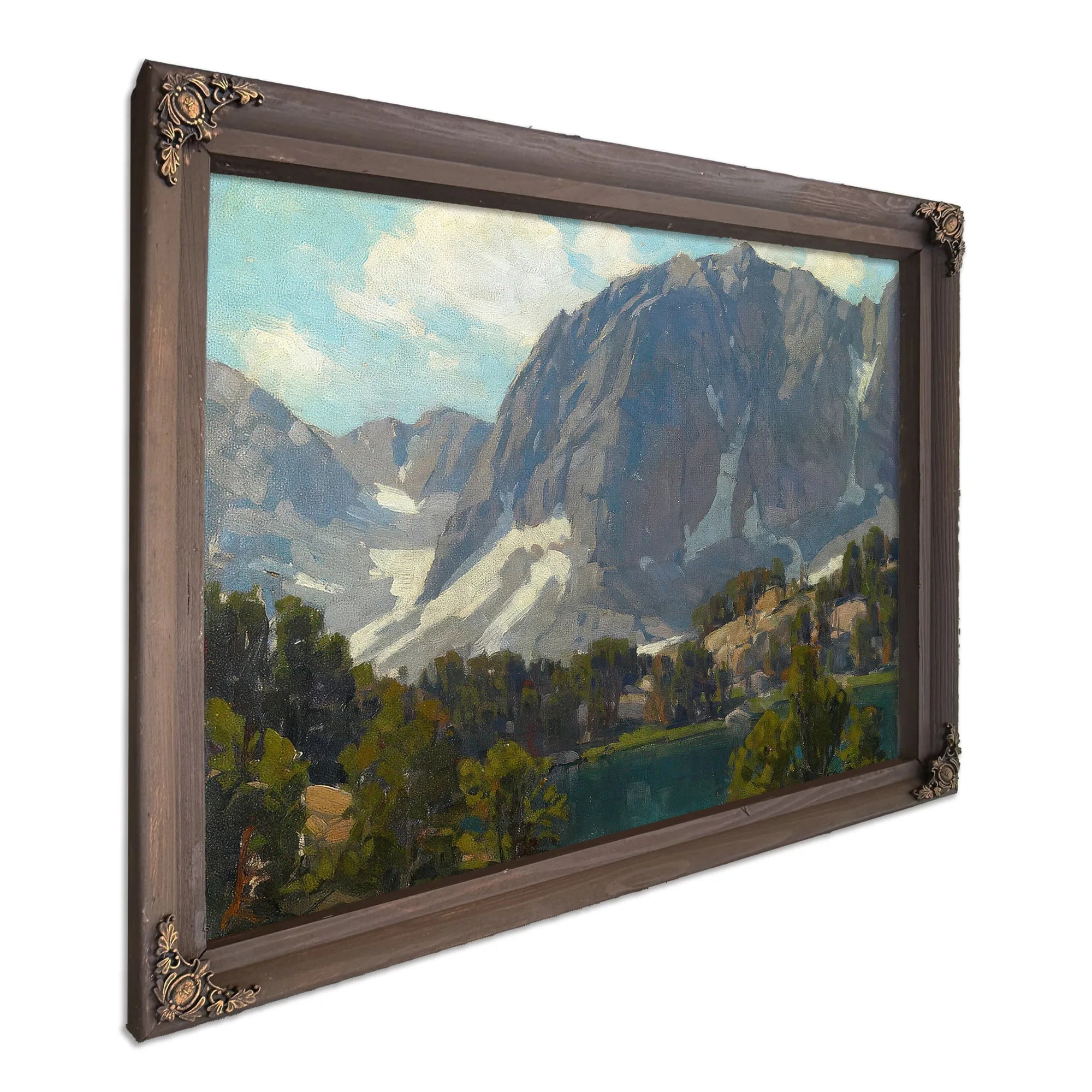 Big Pine Lake (First Lake, Inyo County) By Edgar Payne Fine Art Print