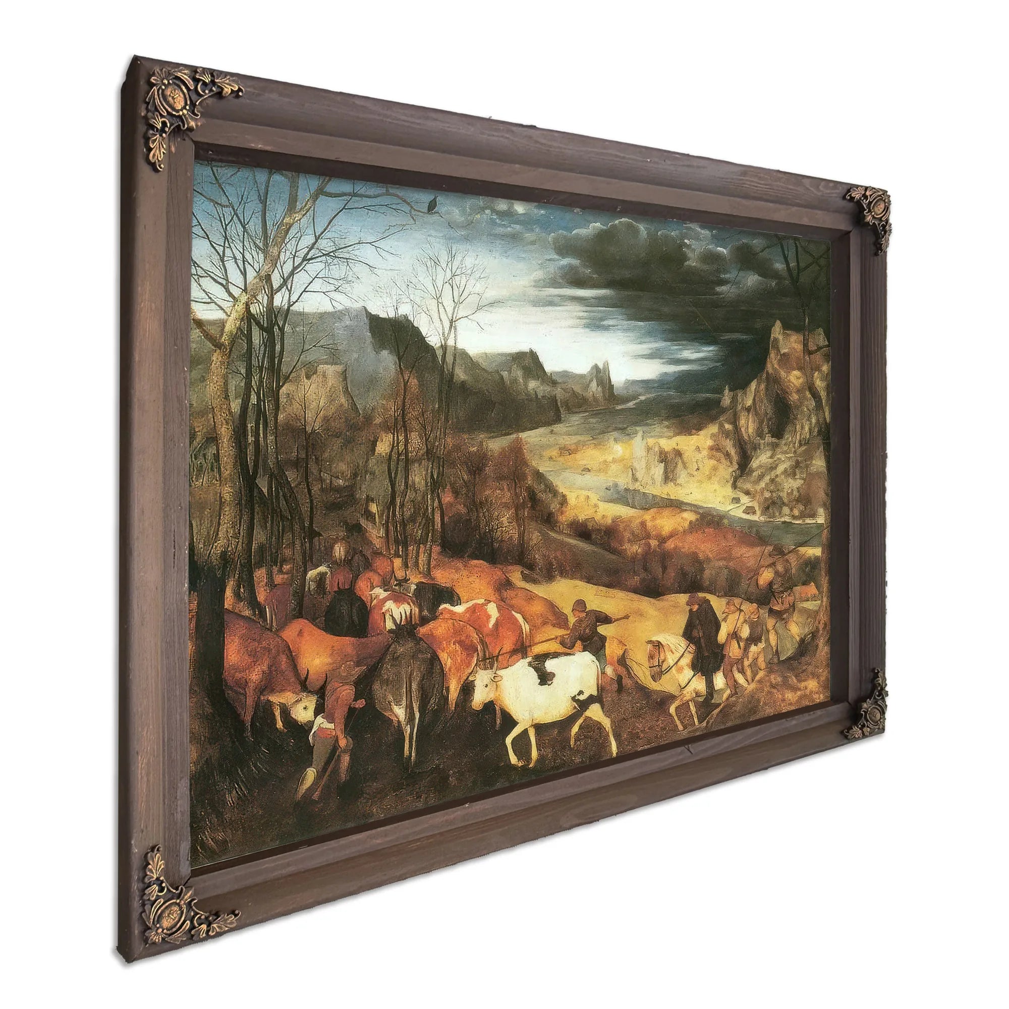 The Return Of The Herd 1565 By Pieter Bruegel Fine Art Print
