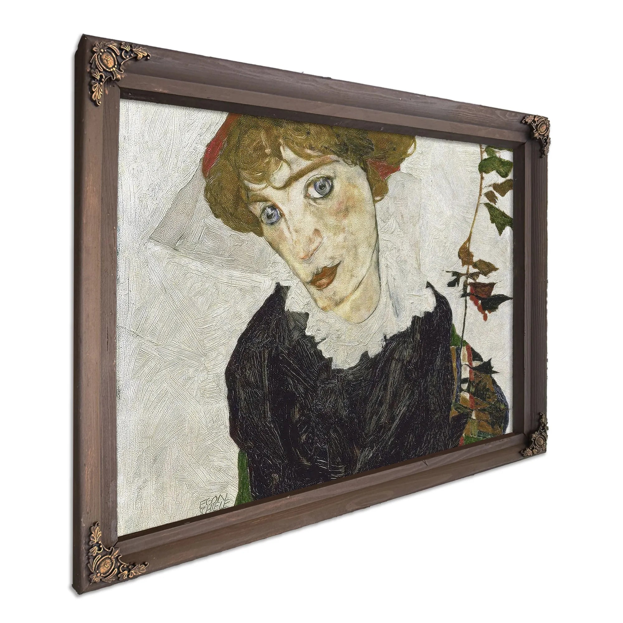 Portrait Of Wally Neuzil by Egon Schiele Fine Art Print