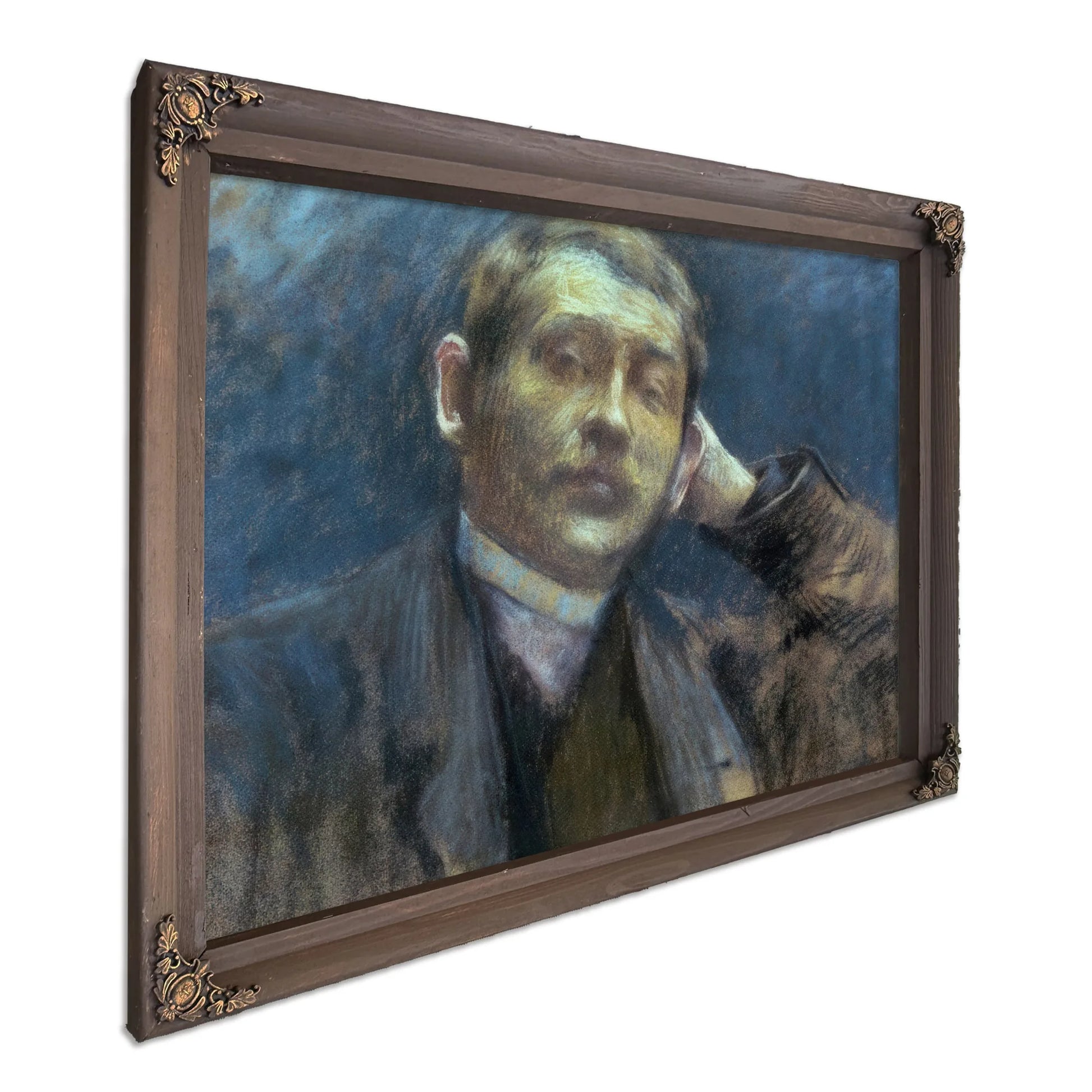 Portrait Of Otto Bacher By Gari Melchers Fine Art Print
