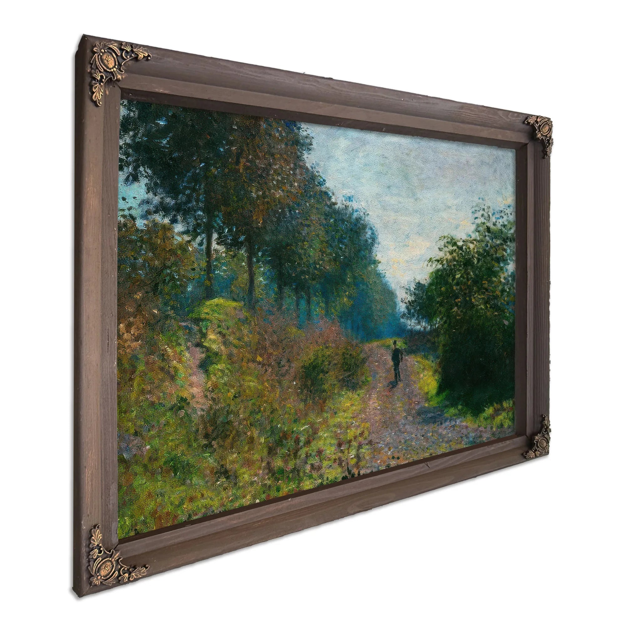 Sheltered Path By Claude Monet Fine Art Print