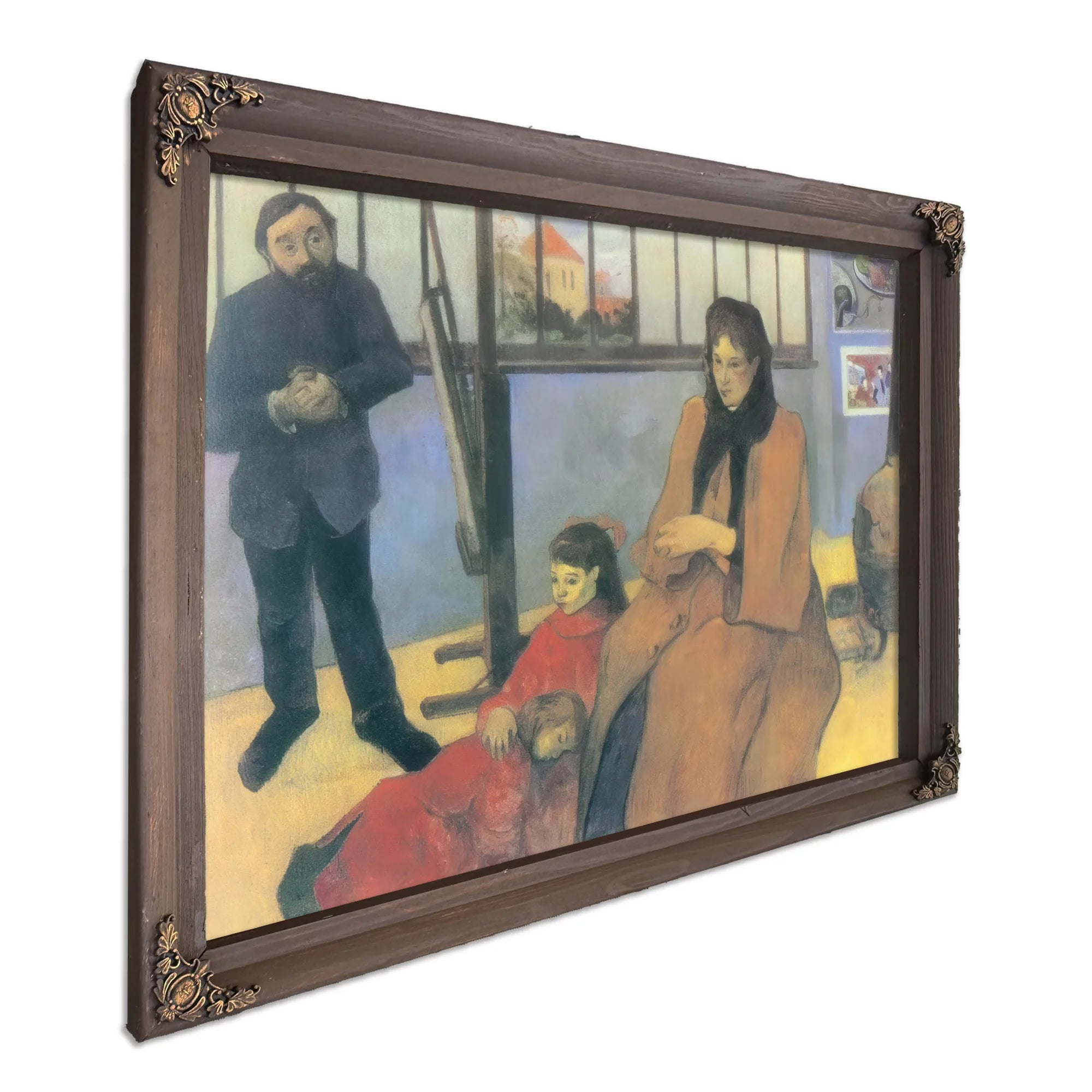 The Schuffenecker Family By Paul Gauguin Fine Art Print
