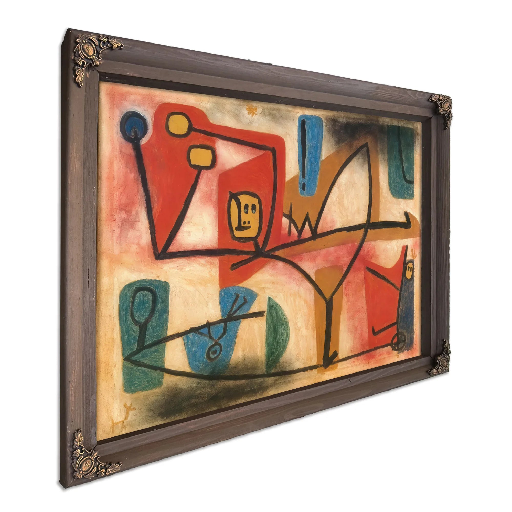 Exuberance 1939 Pqu 11 ( 1251) By Paul Klee Fine Art Print