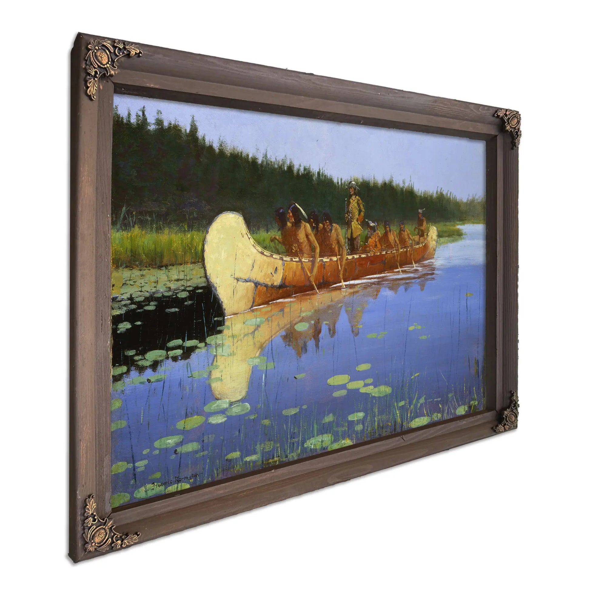 Radisson And Groseilliers by Frederic Remington