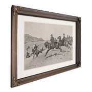 Winter Pastimes At An Armys Post In The Southwest A Run With The Hounds by Frederic Remington