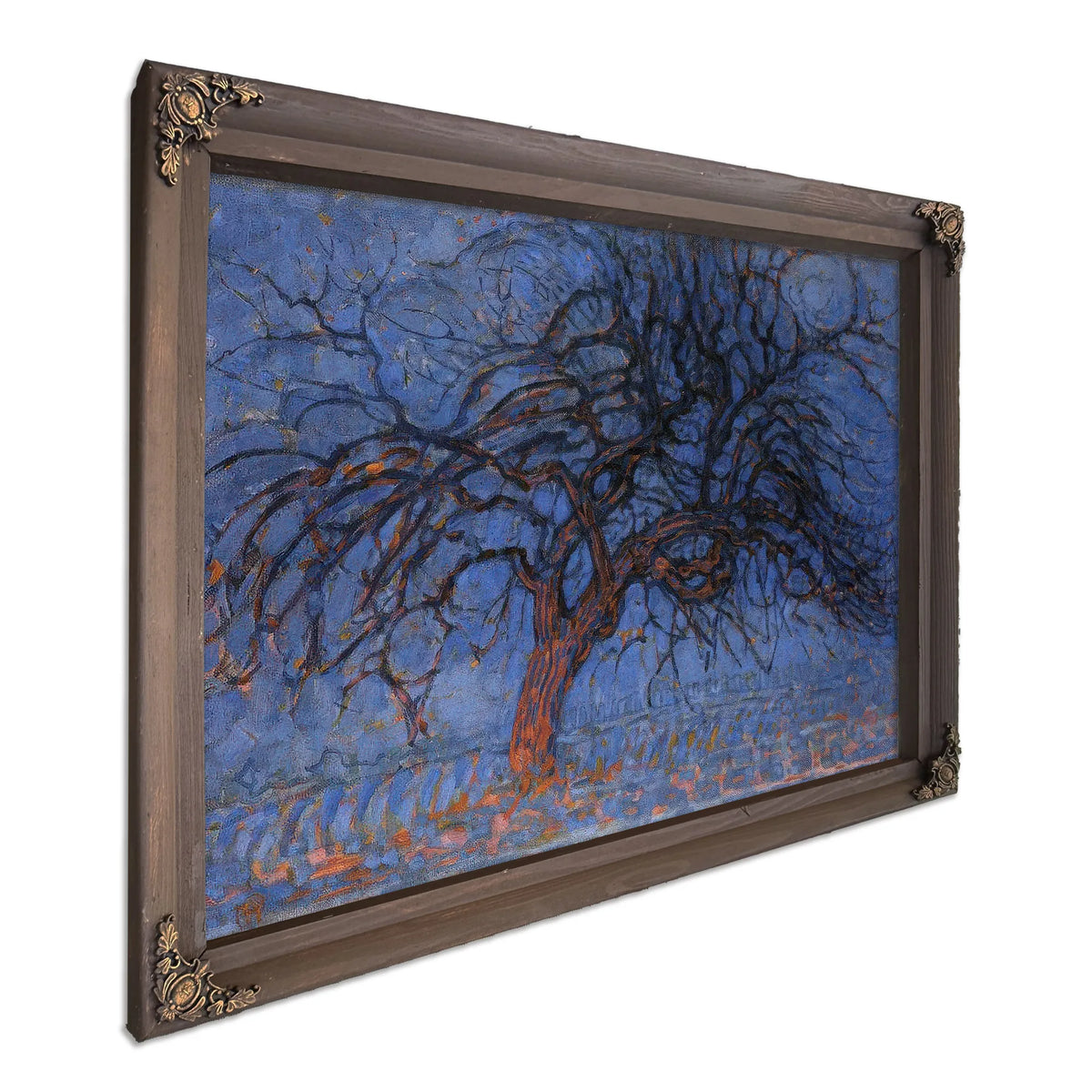 The Red Tree 1908 1910 Oil On Canvas 700X990Mm Haags Gemeentenmuseum Hague By Piet Mondrian Fine Art Print