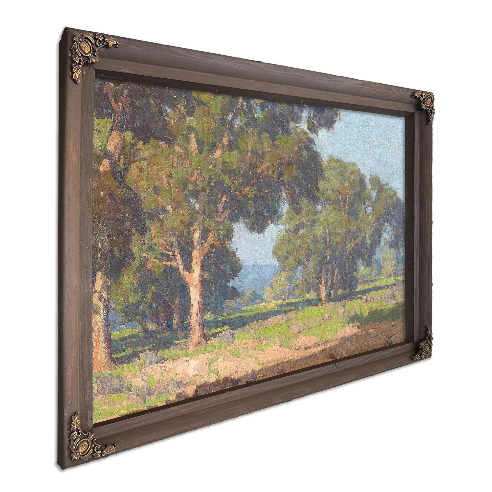 A Grove Of Trees In The Valley By Edgar Payne Fine Art Print