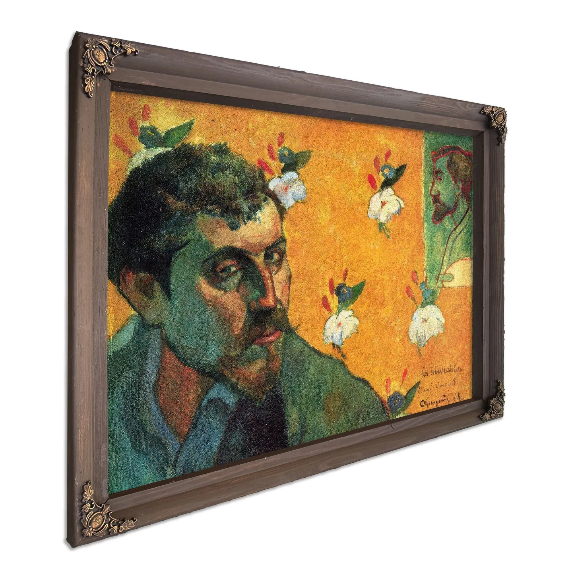 Self Portrait In The Role Of Jean Valjean 1888 45X55Cm Van Gogh Museum By Paul Gauguin Fine Art Print