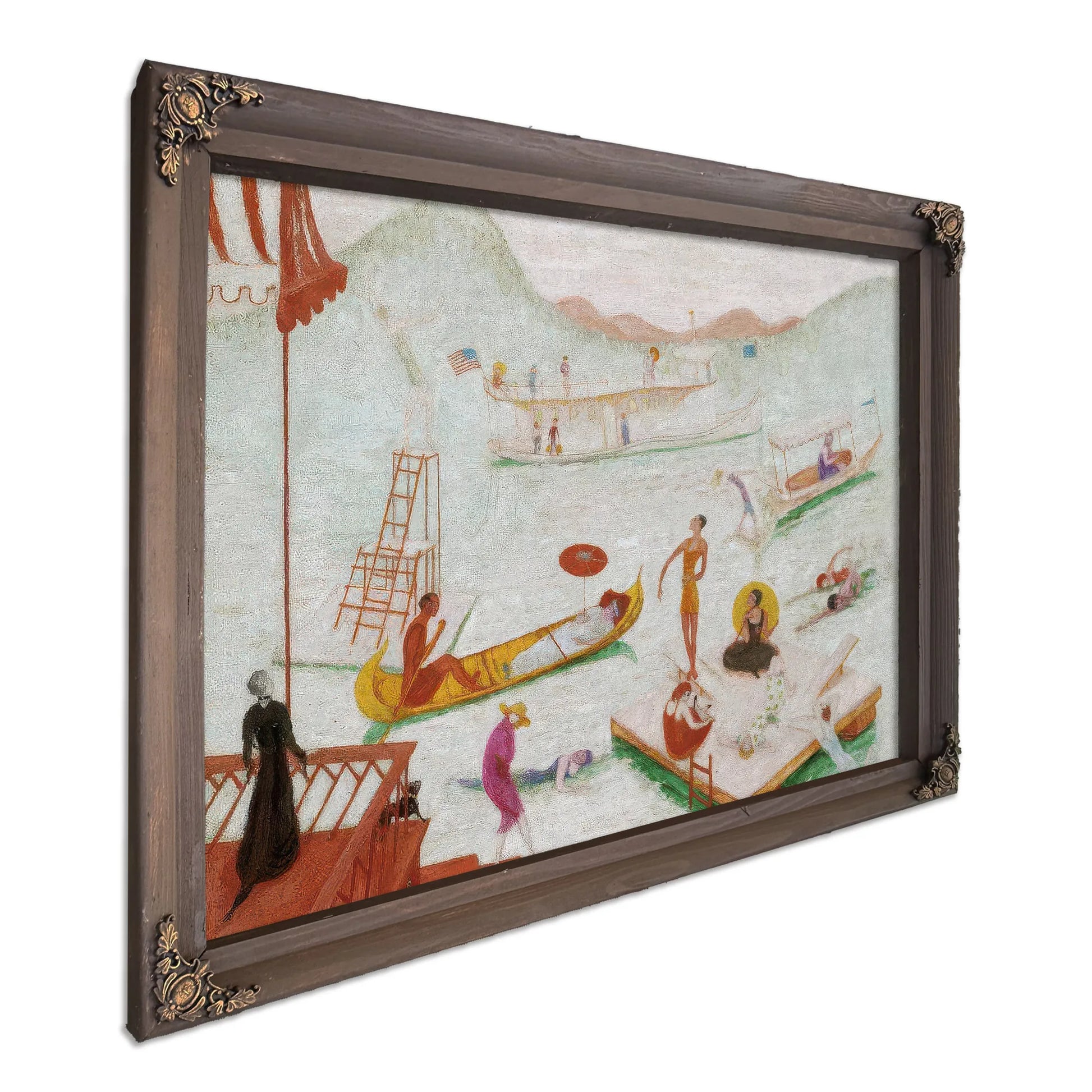 Ake Placid 1919 By Florine Stettheimer Fine Art Print