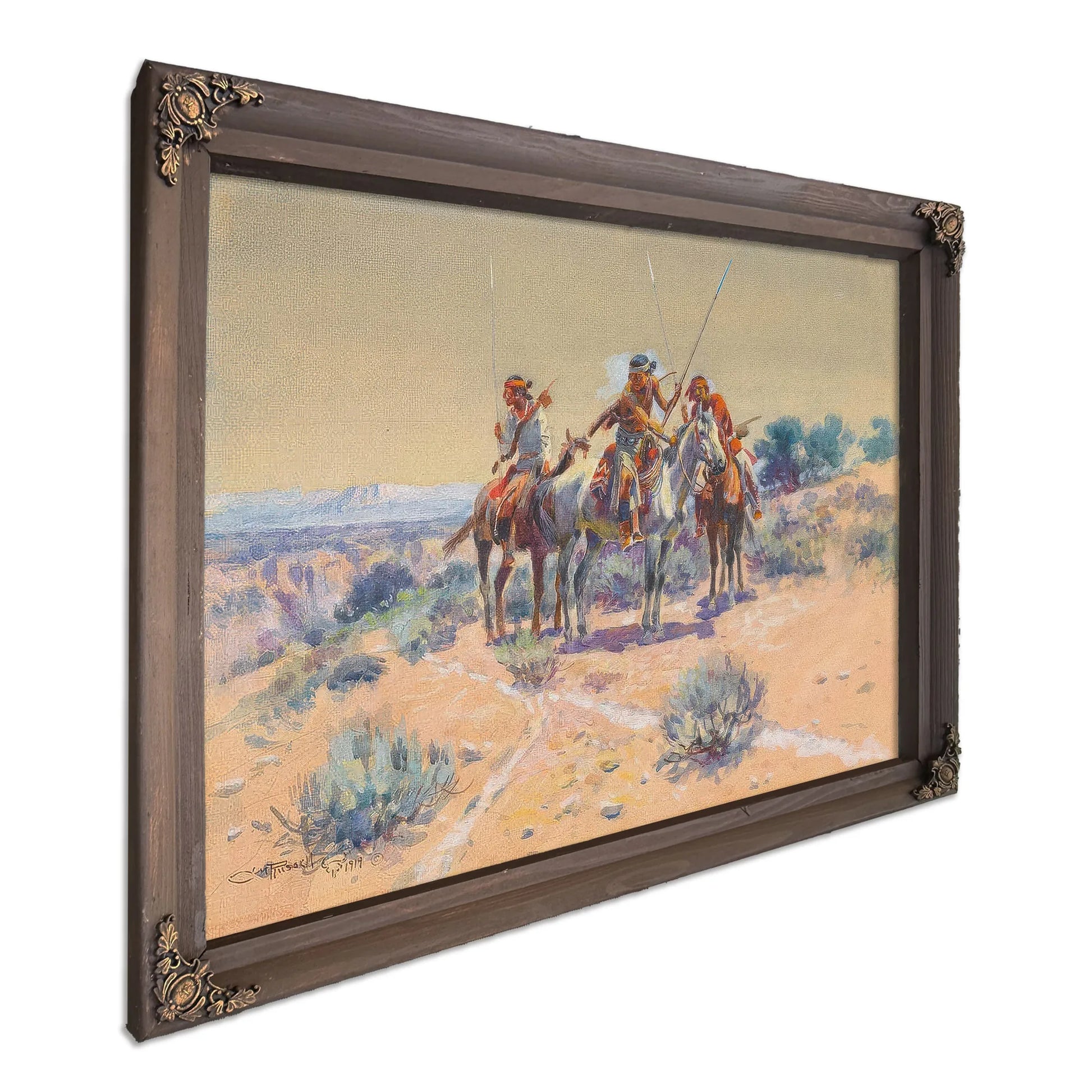Scouting Party By Charles Marion Russell Fine Art Print