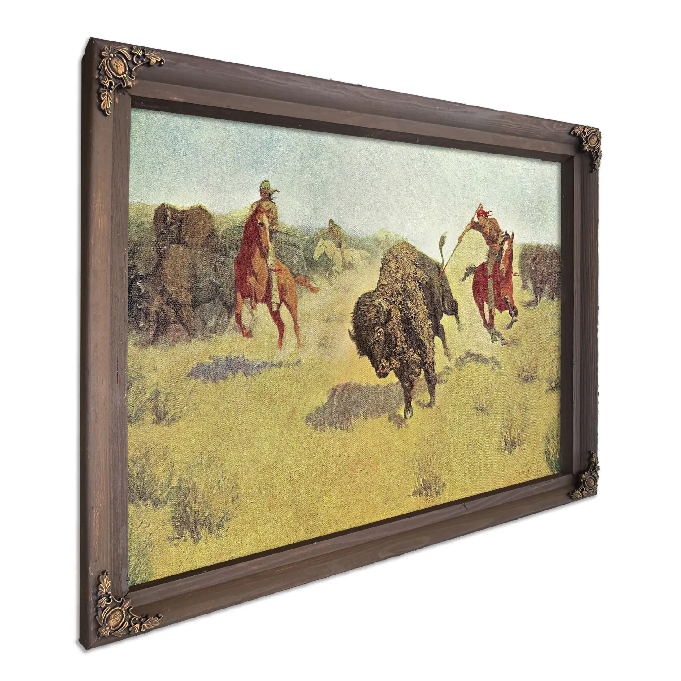 Remingtonbuffalorunners  by Frederic Remington