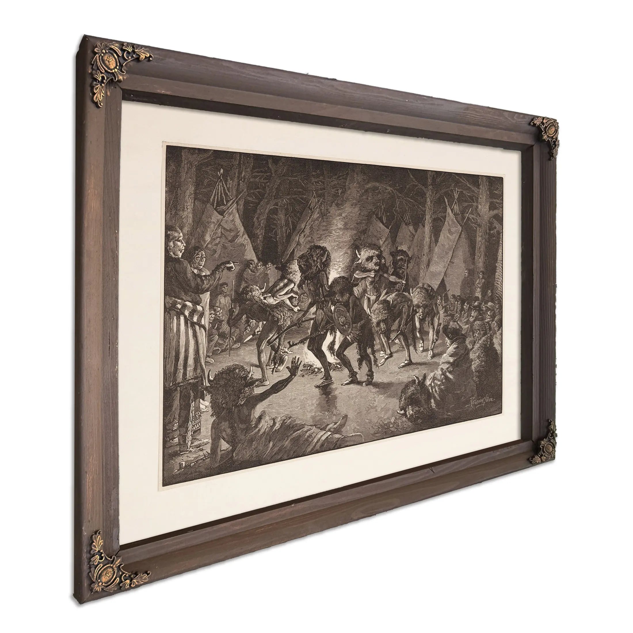 The Buffalo Dance by Frederic Remington