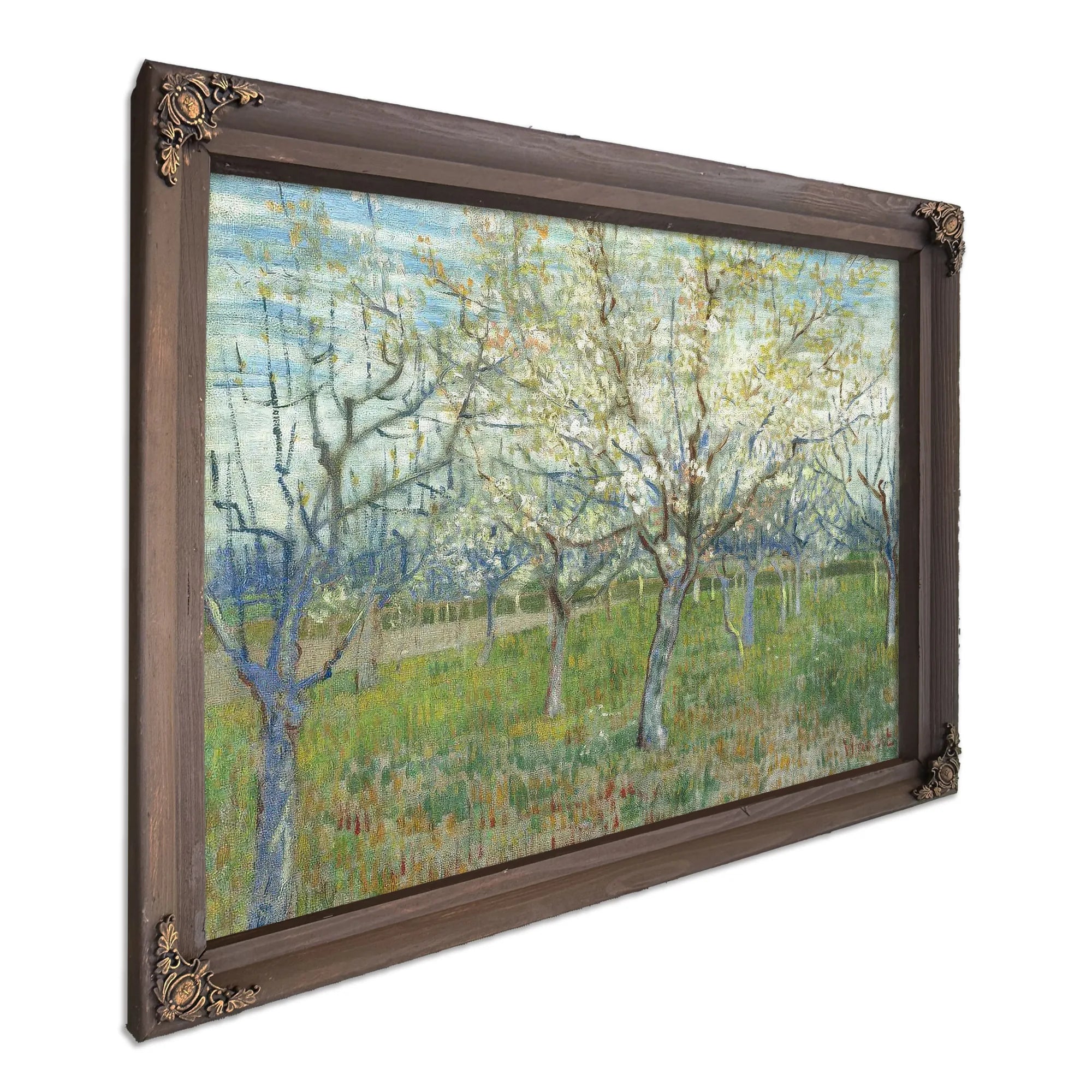 The Pink Orchard By Vincent Van Gogh Fine Art Print