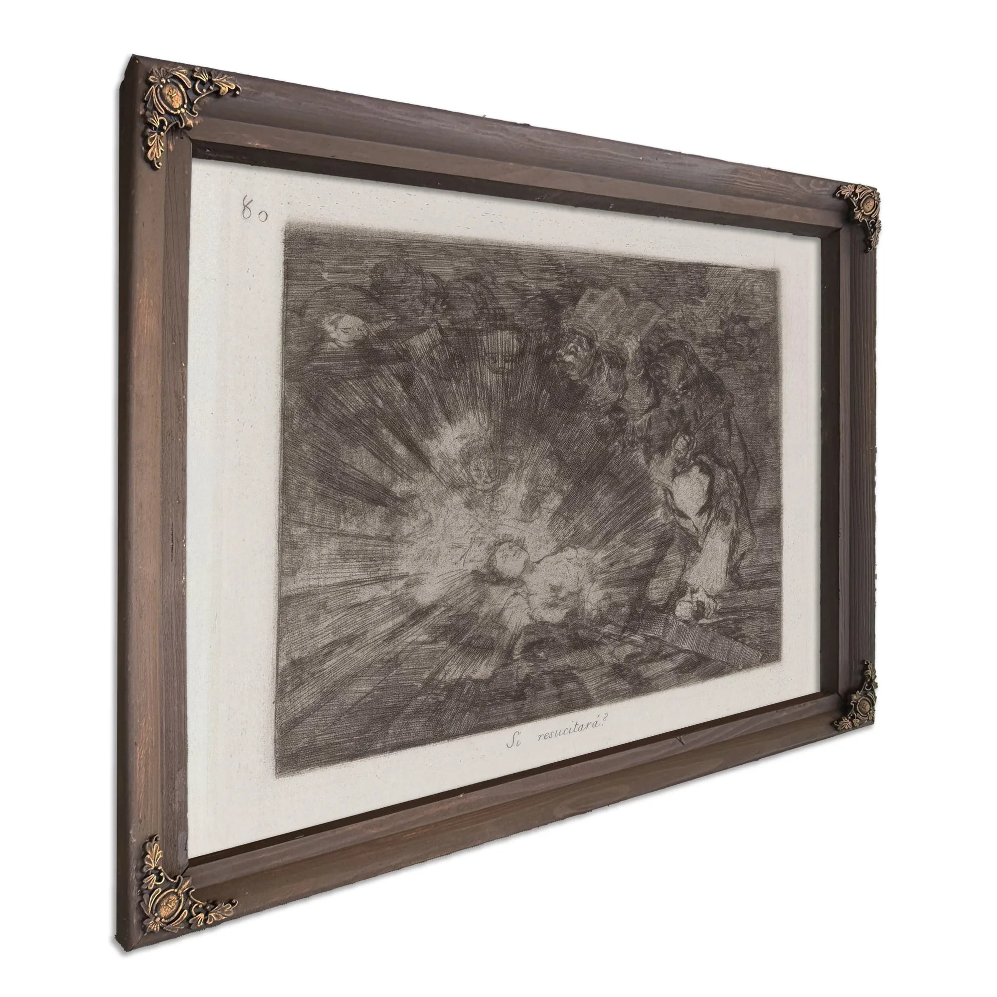 Si Resucitara (Will She Rise Again) Plate 80 From Los Desastres De La Guerra (The Disasters Of War) By Francisco De Goya Fine Art Print