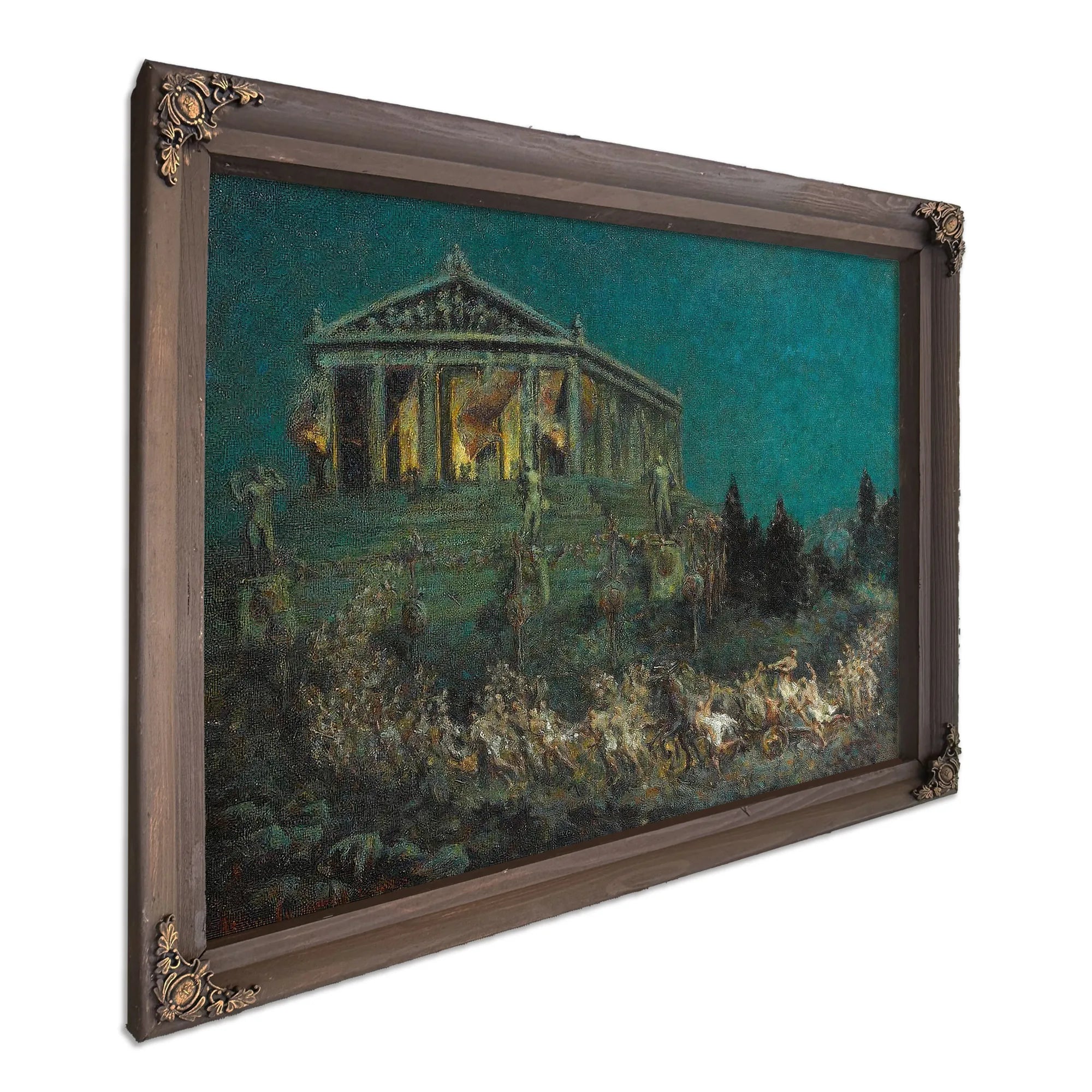 Procession To The Parthenon By Colin Campbell Cooper Fine Art Print