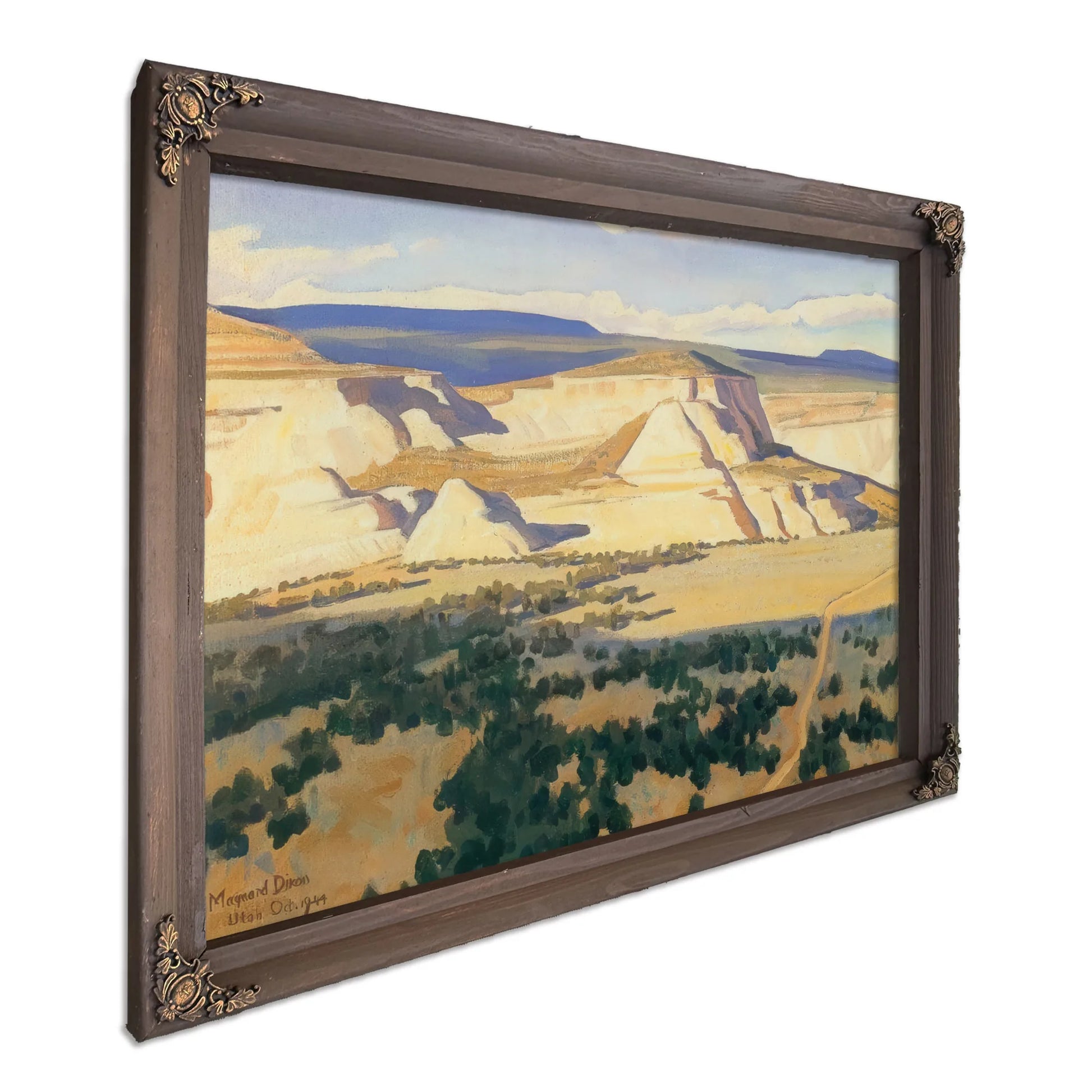 White Walled Valley By Maynard Dixon Fine Art Print
