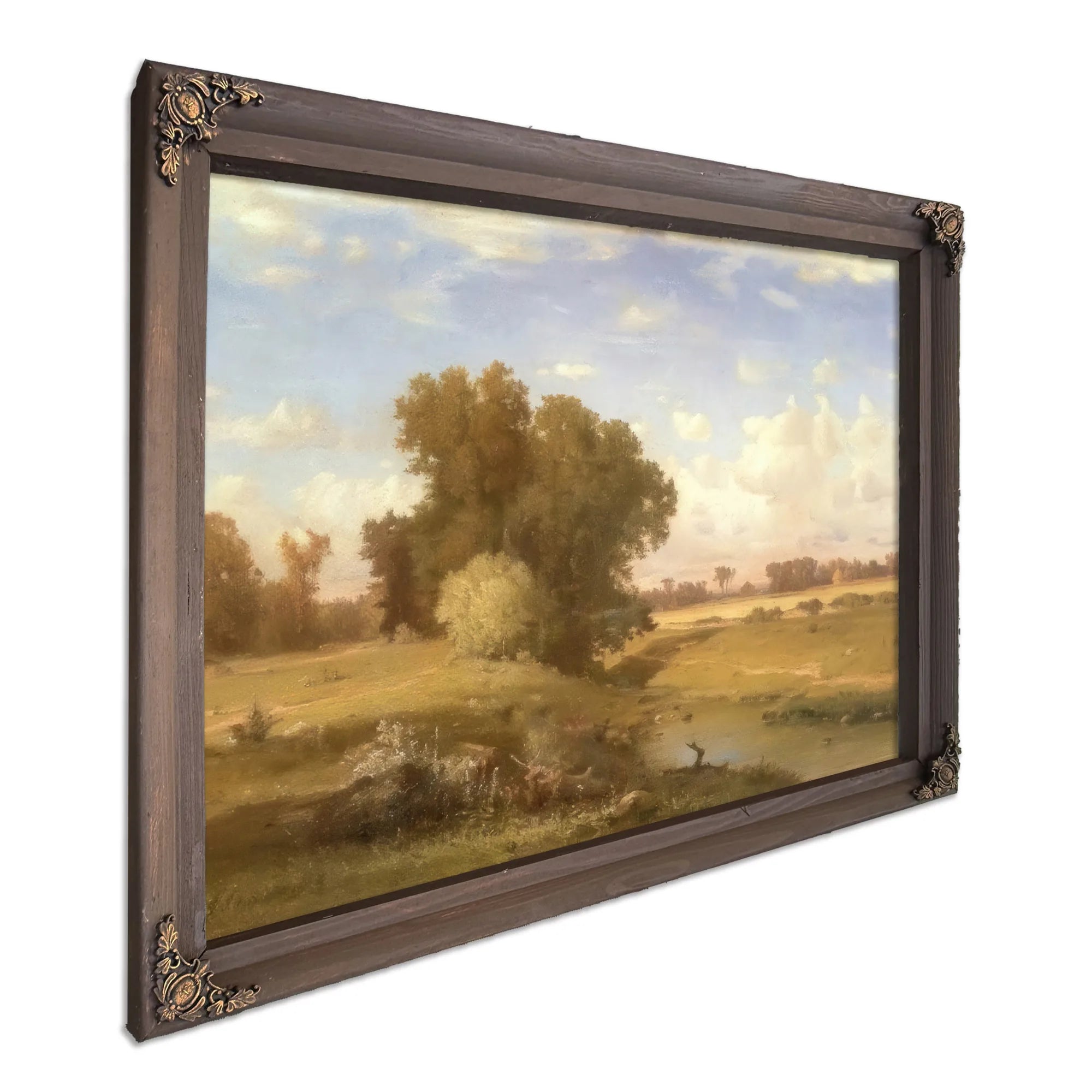 Hackensack Meadows Sunset By George Inness Fine Art Print
