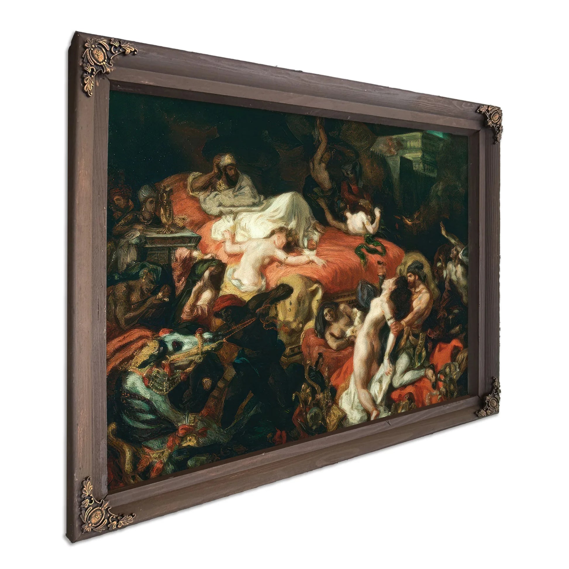The Death Of Sardanapalus By Eugene Delacroix Fine Art Print