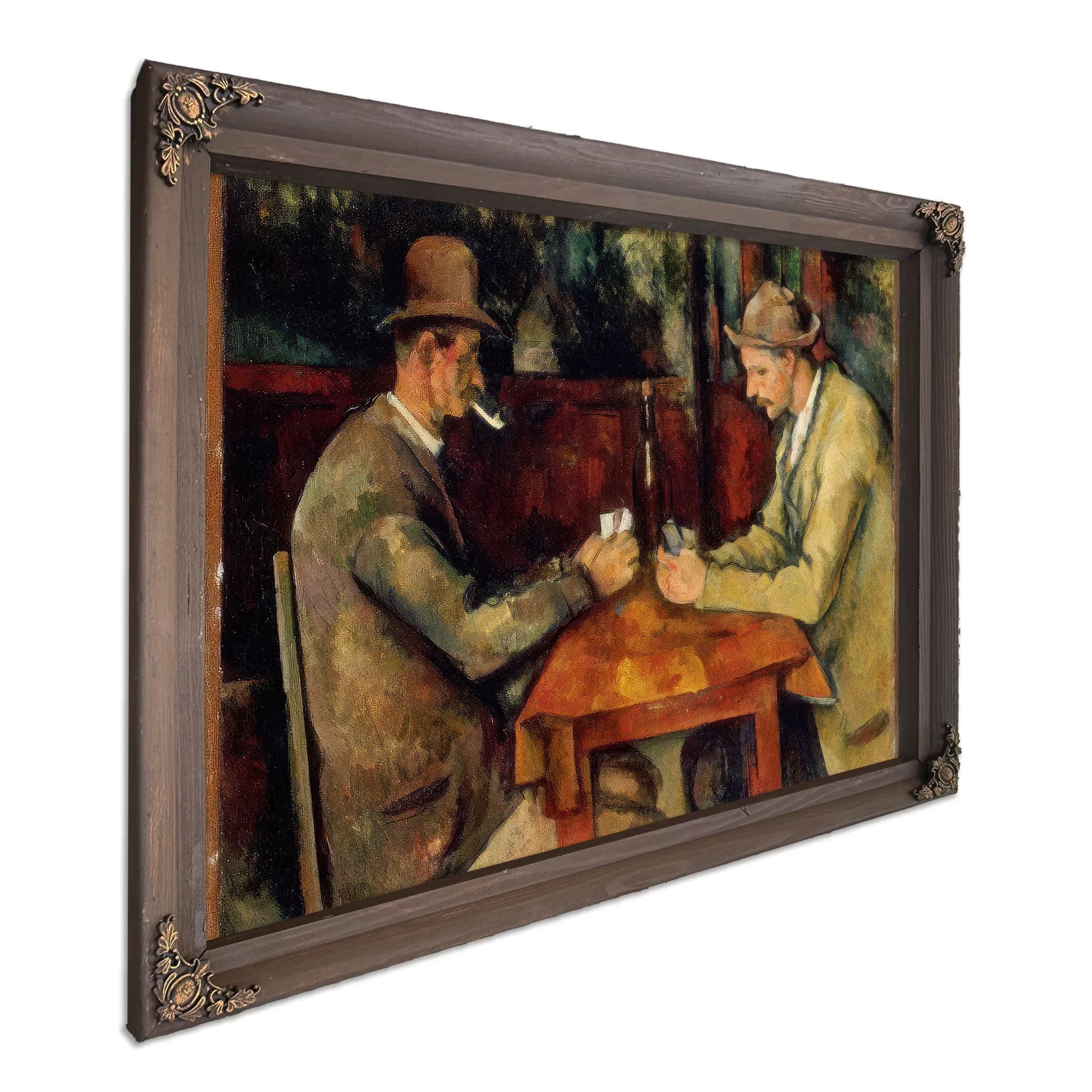 The Card Players 1895 2 By Paul Cezanne Fine Art Print