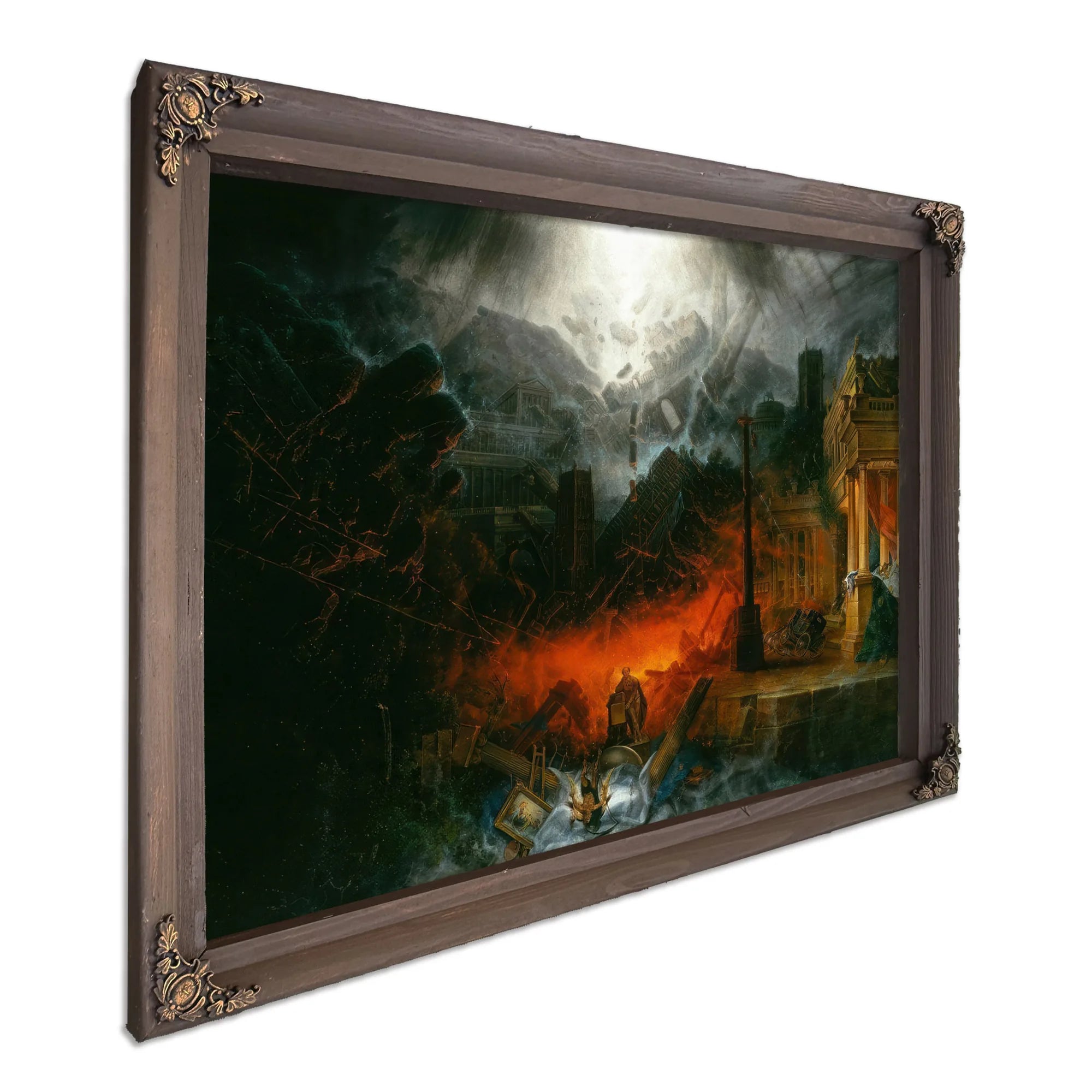 The Edge Of Doom By Colman Samuel Fine Art Print