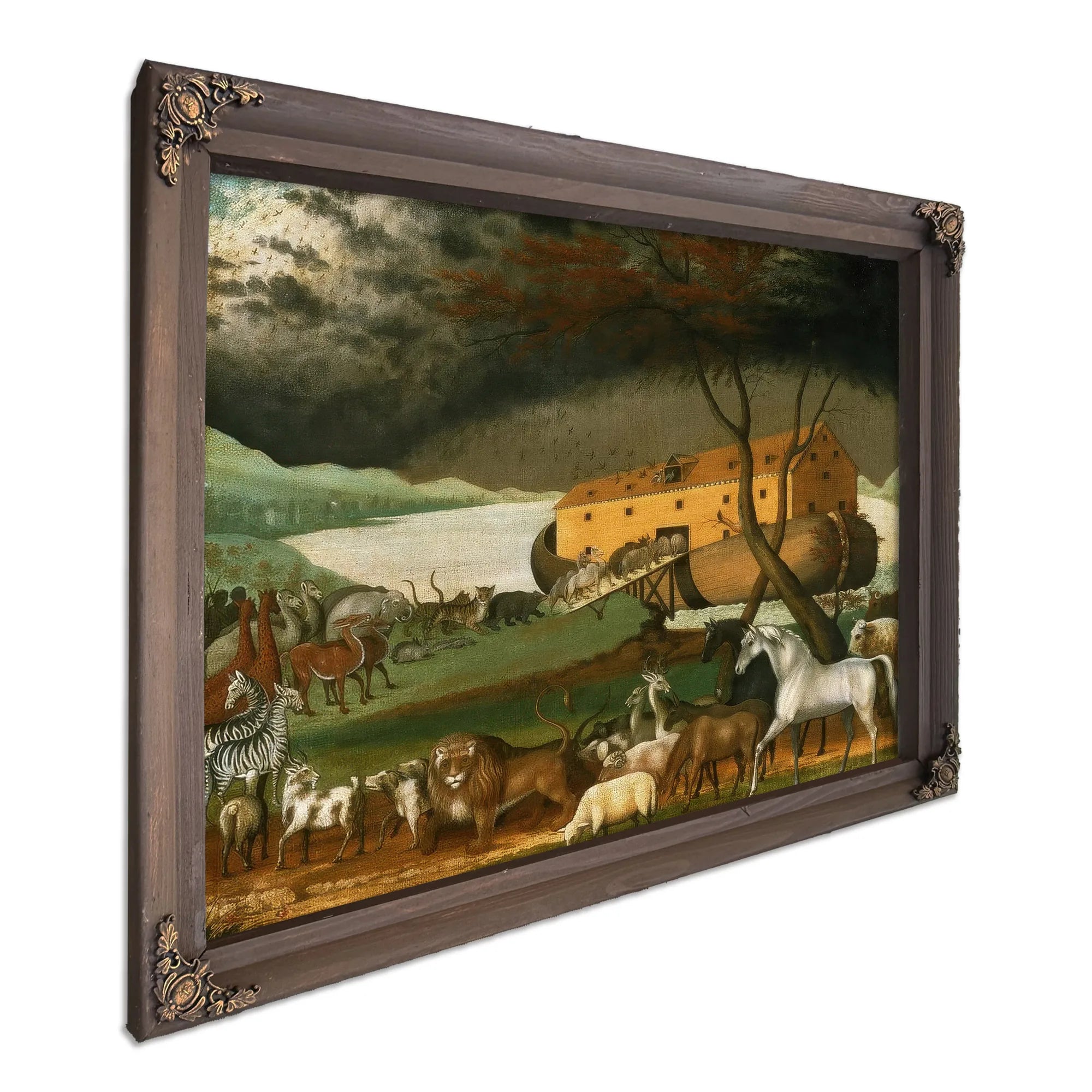 Noah 1039 S Ark 1846 By Edward Hicks Fine Art Print
