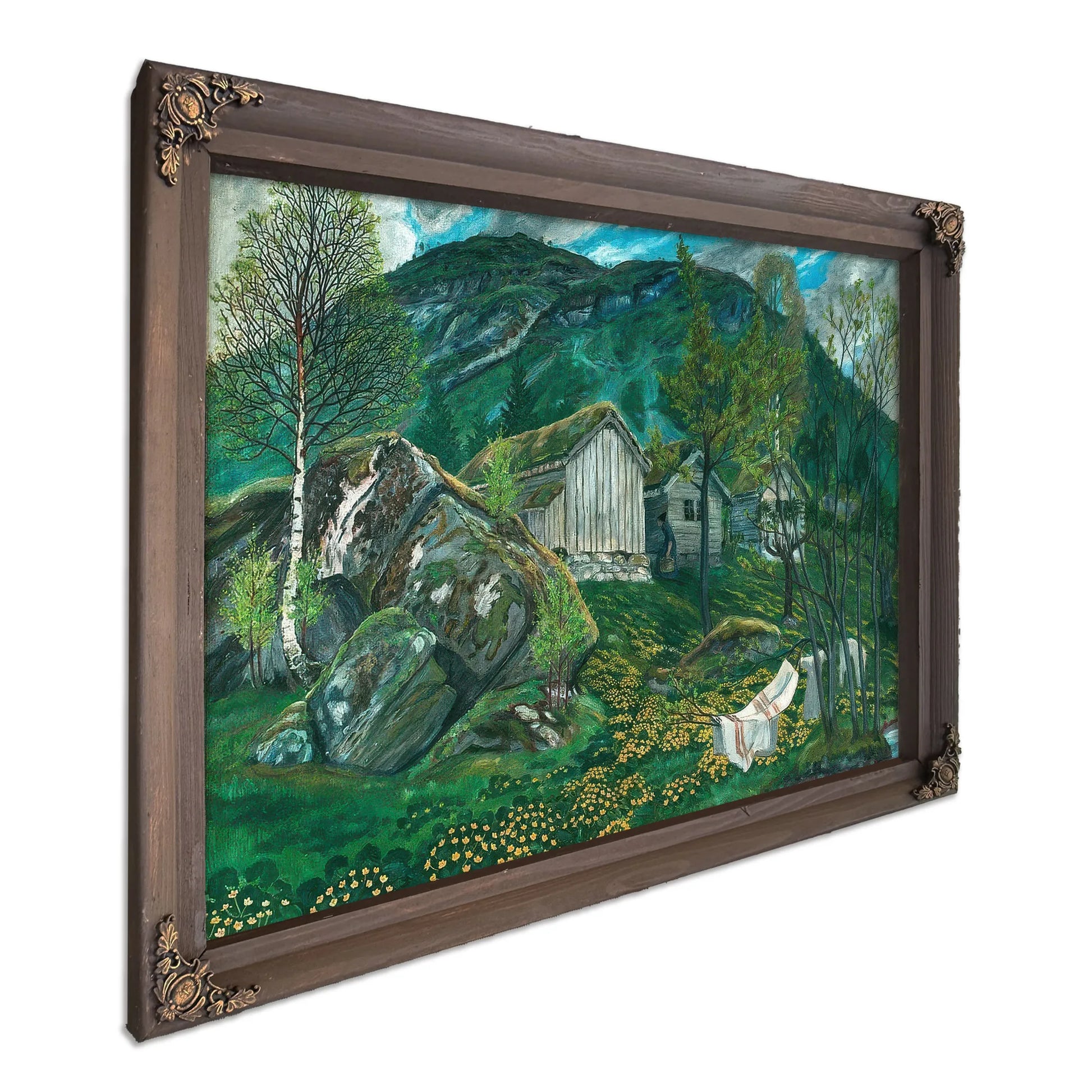 Old Cotter's Farm By Nicolai Astrup Fine Art Print