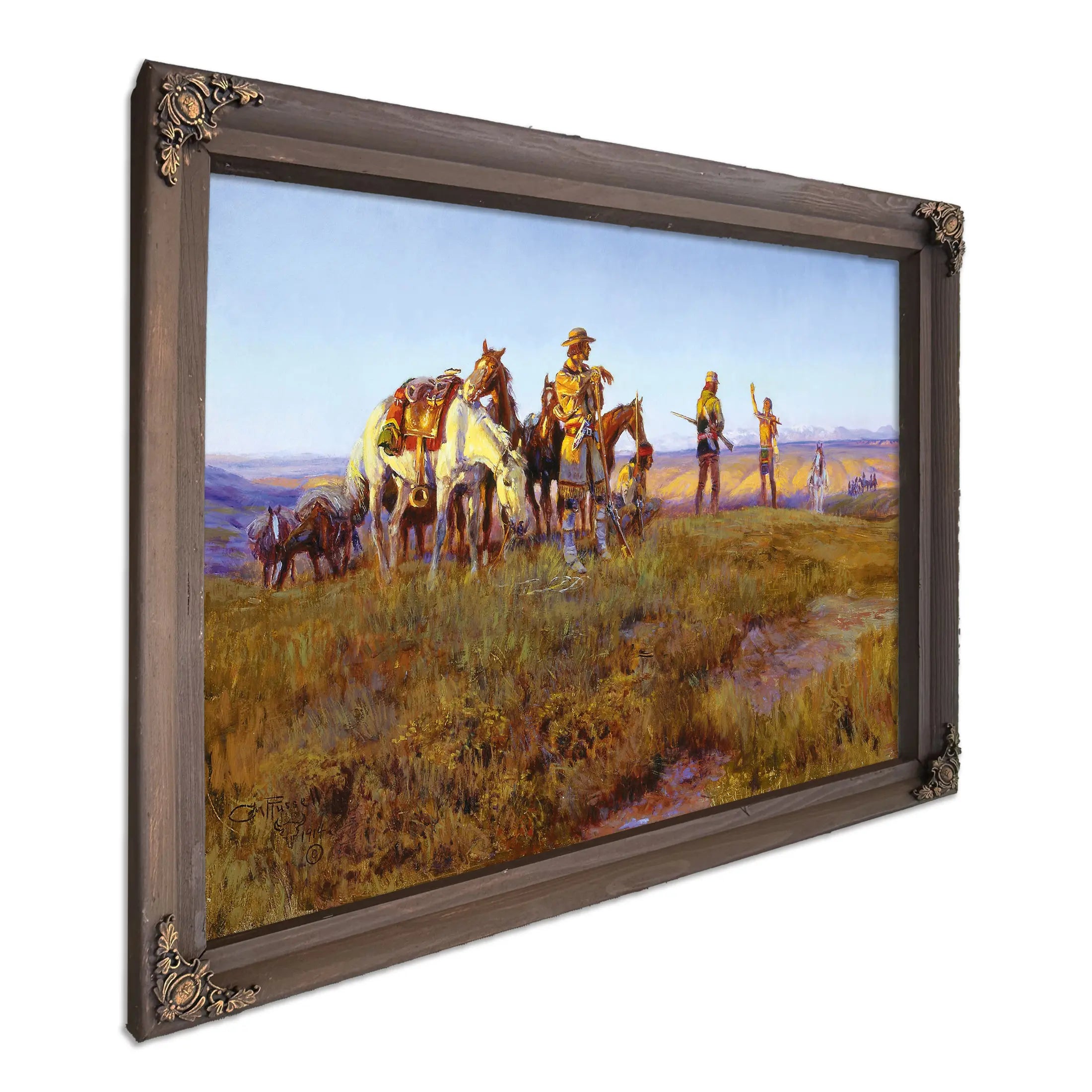 Wildman S Truce 1864 1926 by Charles Marion Russell