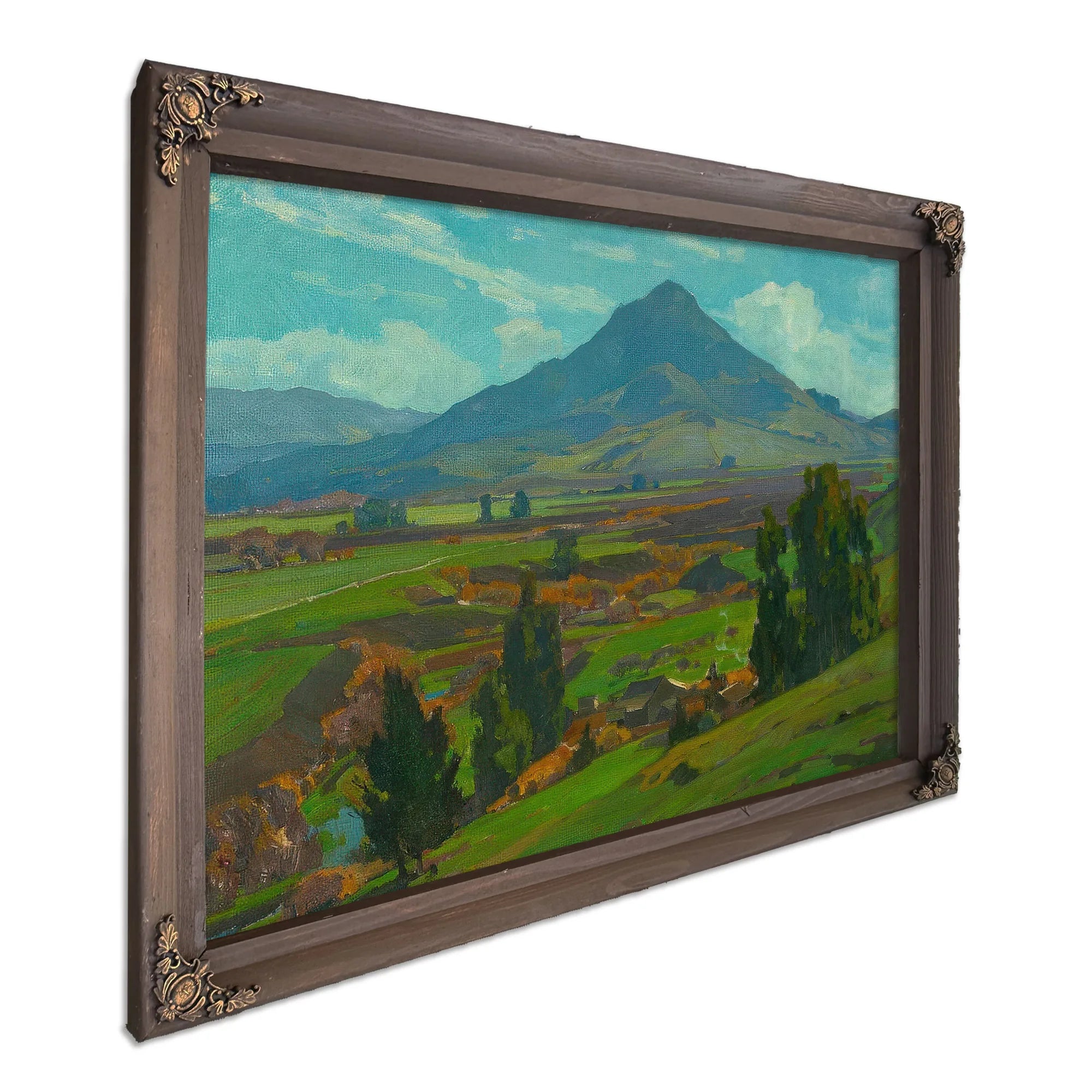 Landscape Near San Luis Obispo By William Wendt Fine Art Print