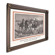 Dismounted The Fourth Troopers Moving The Led Horses by Frederic Remington