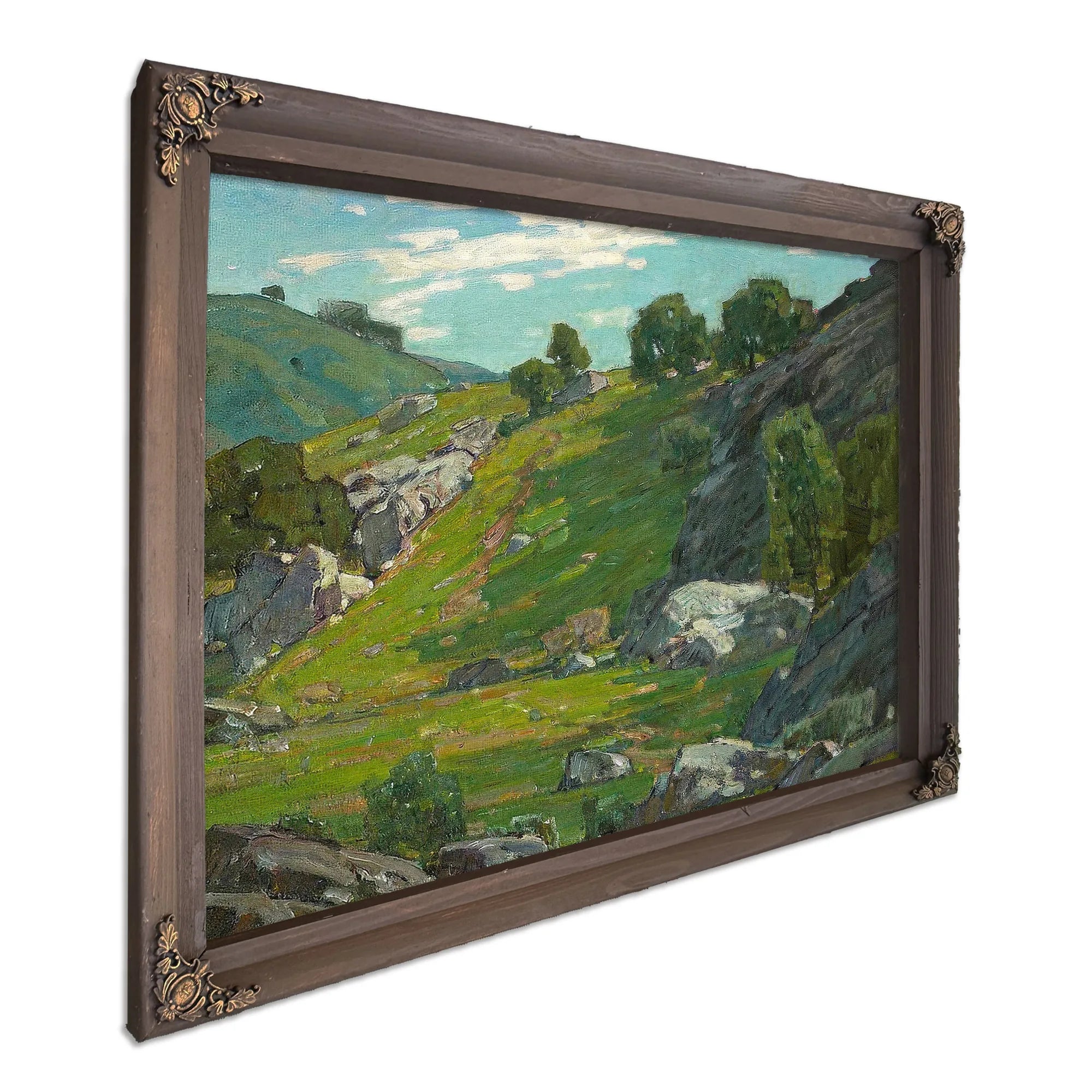The Cow Trail By William Wendt Fine Art Print