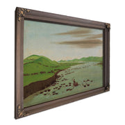 Buffalo Herds Crossing The Upper Missouri By George Catlin Fine Art Print