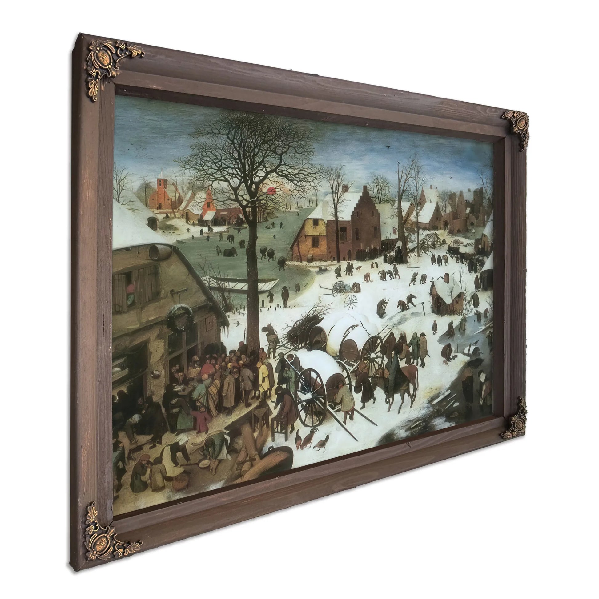 The Census At Bethlehem 1566 By Pieter Bruegel Fine Art Print