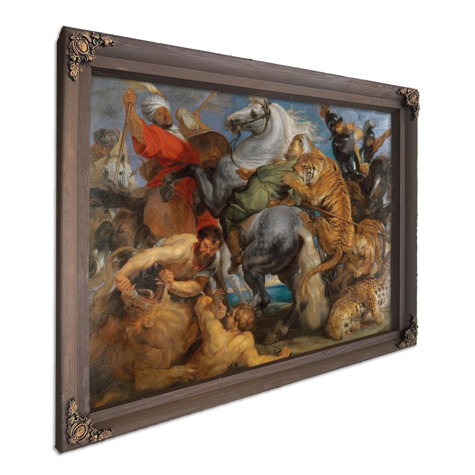 Peter Paul Rubens The Tiger Hunt 1616 By Peter Paul Rubens Fine Art Print
