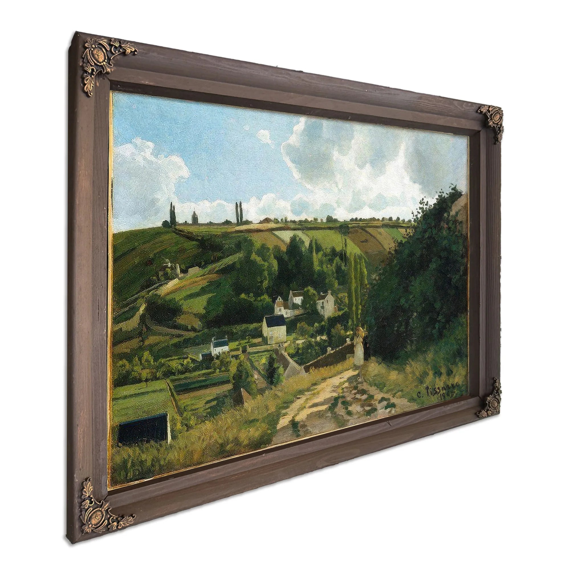 Pissaro Montmarte Day By Camille Pissarro Fine Art Print