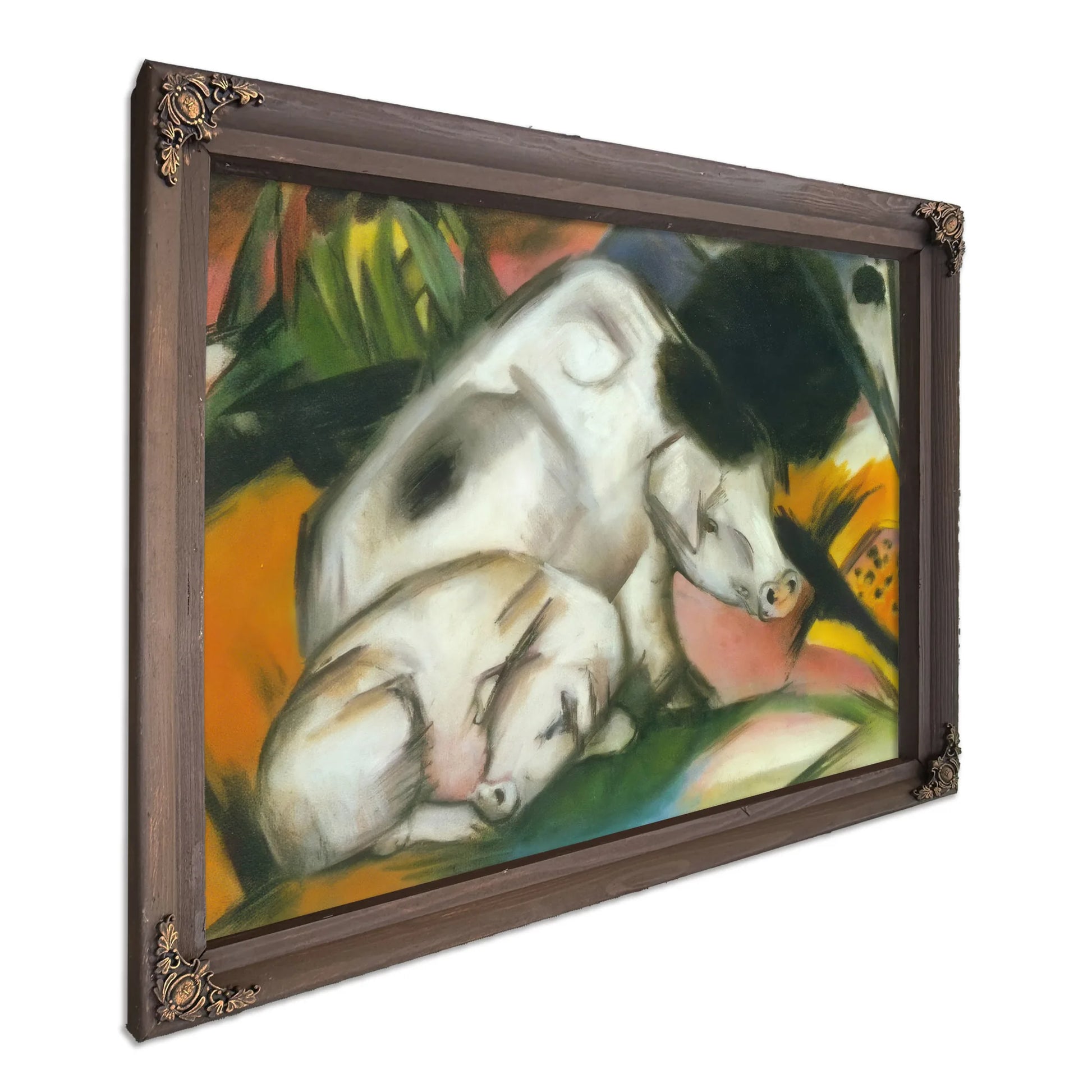 Pigs By Franz Marc Fine Art Print