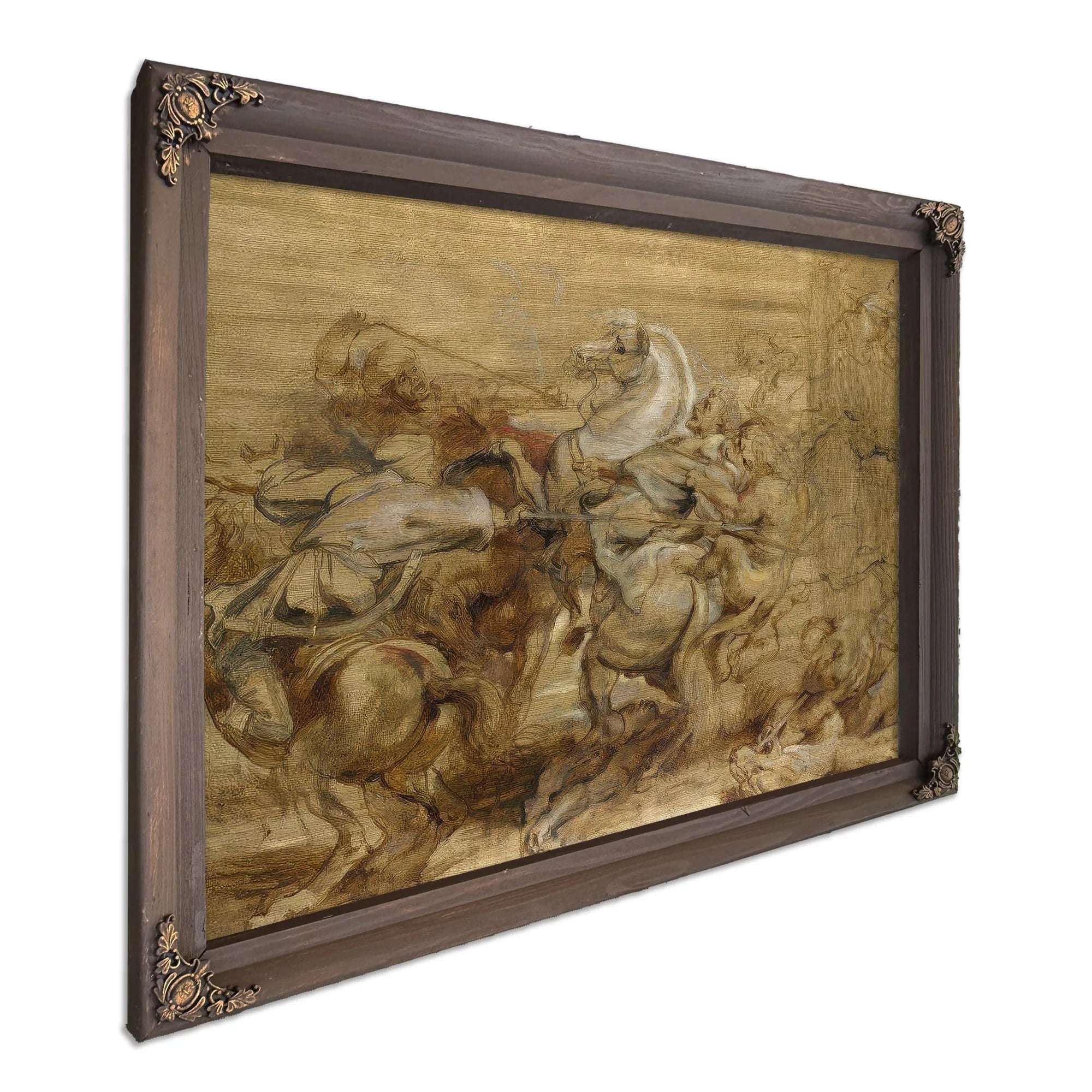 Peter Paul Rubens Sketch For The Lion Hunt 1615 By Peter Paul Rubens Fine Art Print