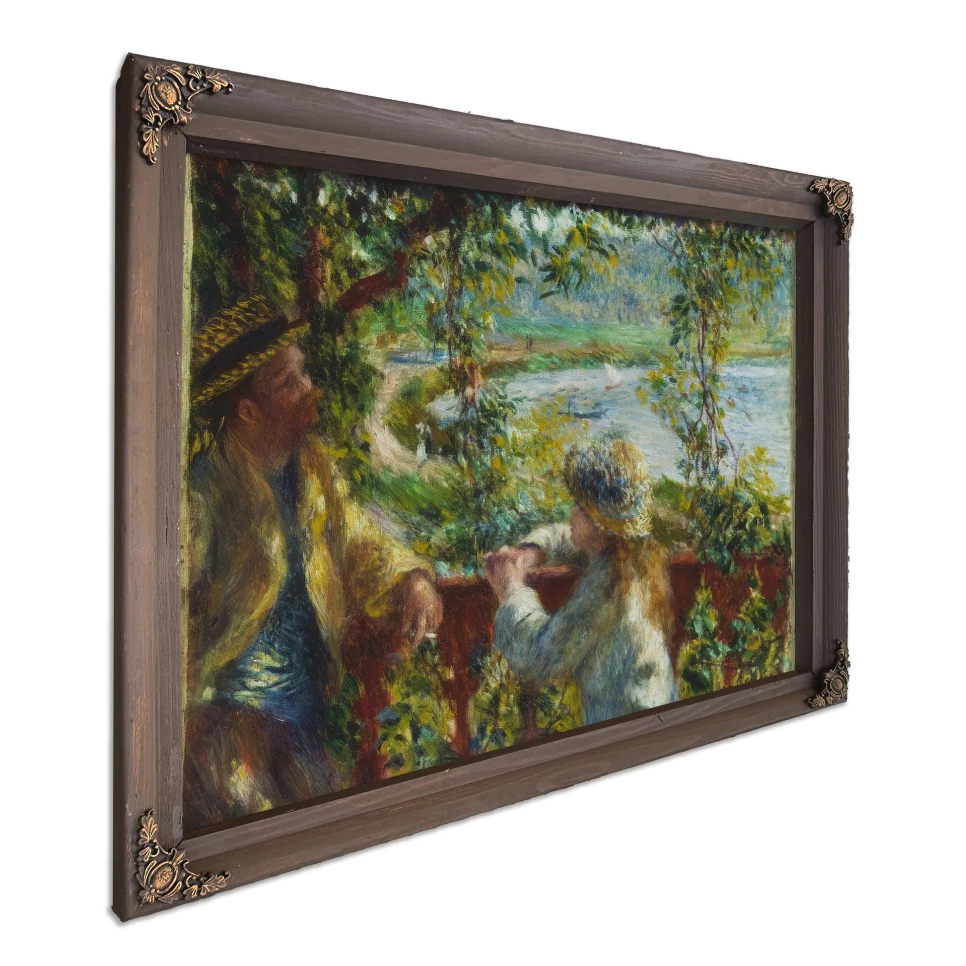 Near The Lake By Pierre August Renoir Fine Art Print