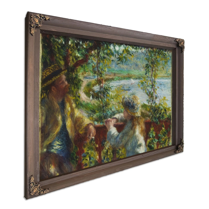 Near The Lake By Pierre August Renoir