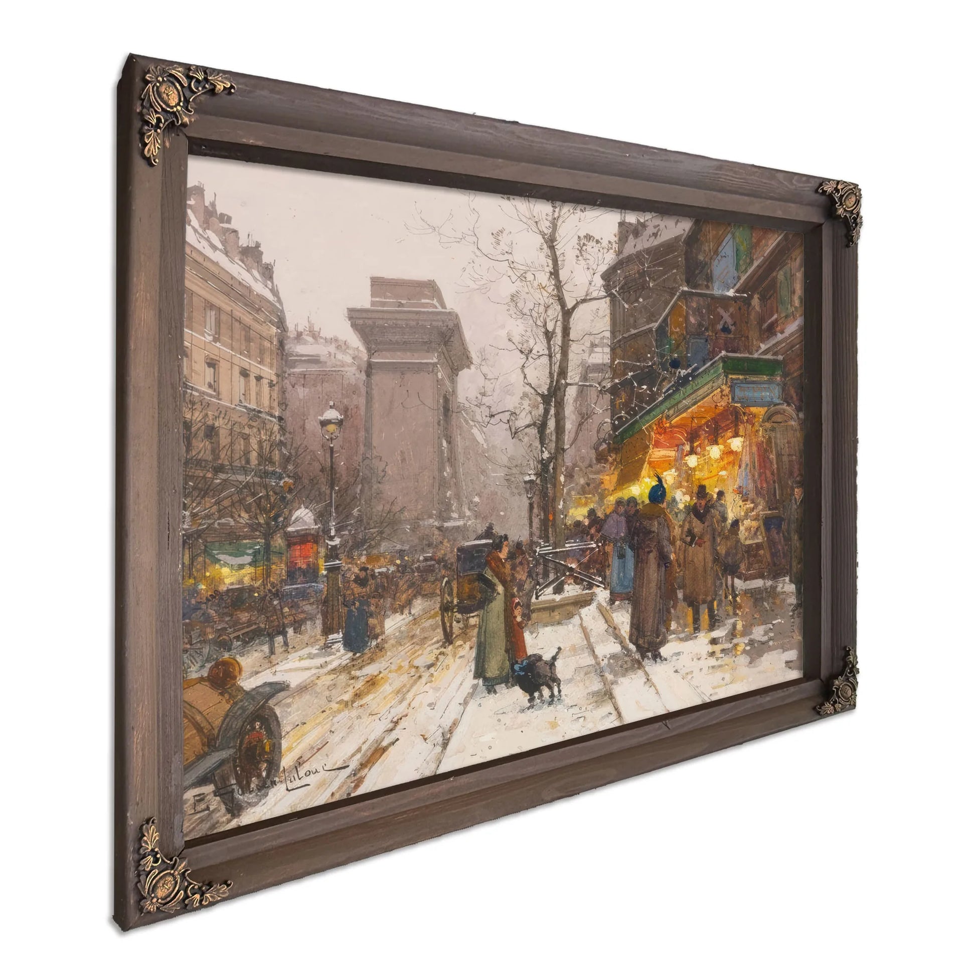 Boulevard De Bonne Nouvelle By Eugene Galien Laloue Fine Art Print