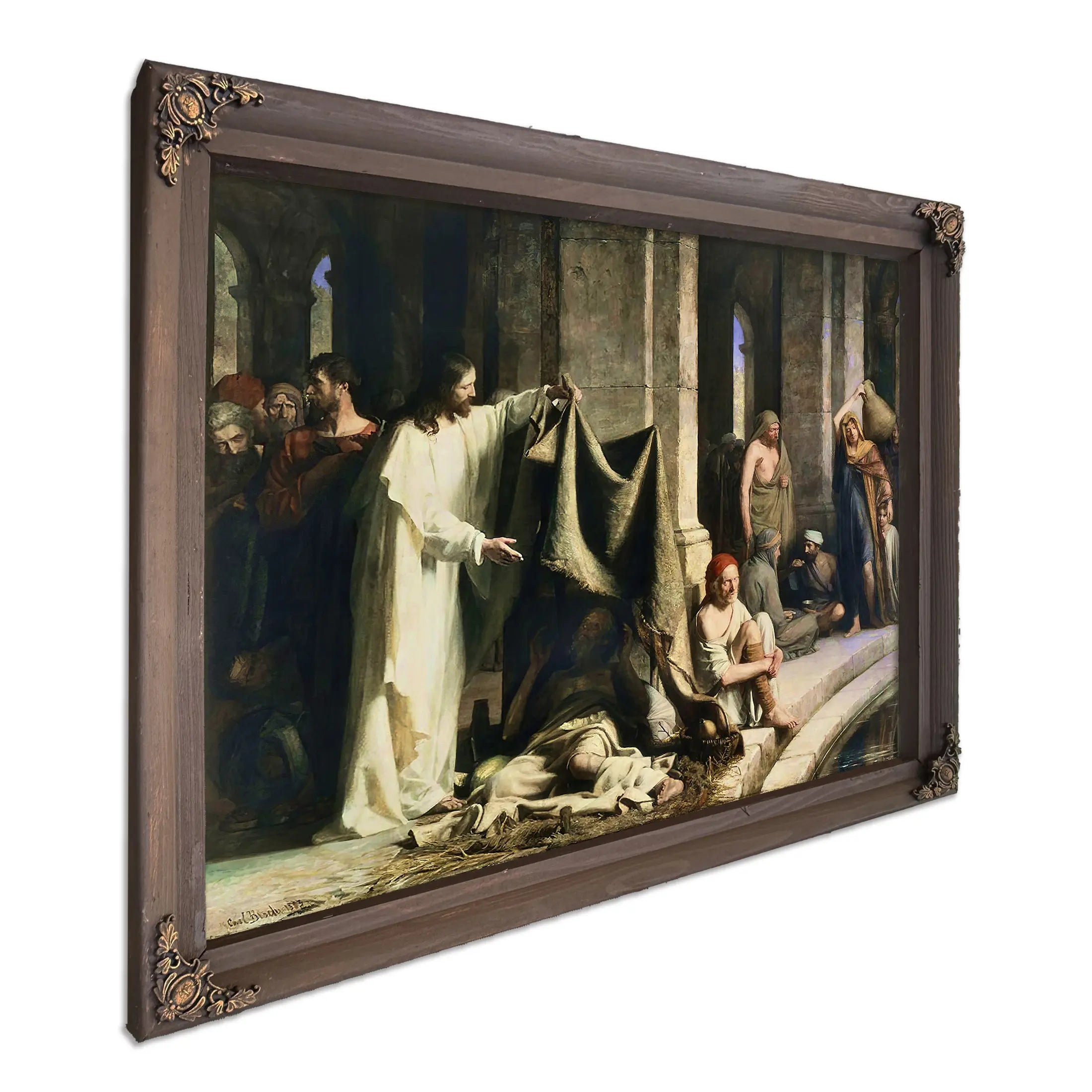 Christ Healing At The Pool Of Bethesda by Carl Bloch