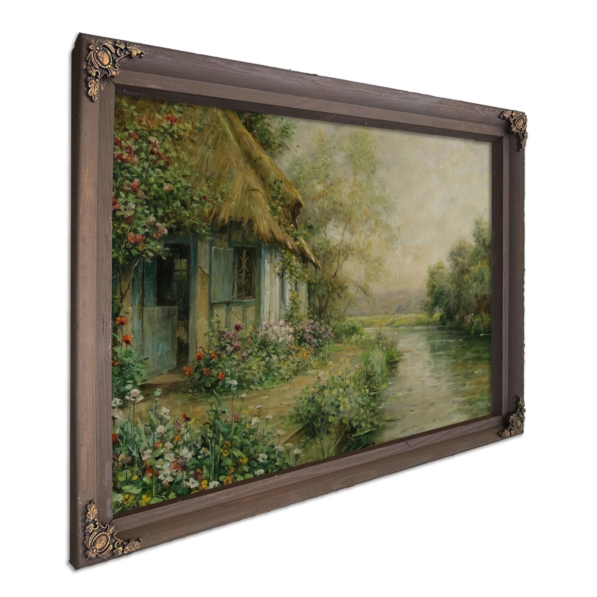 The Cottage At Beaumont By Louis Aston Knight Fine Art Print