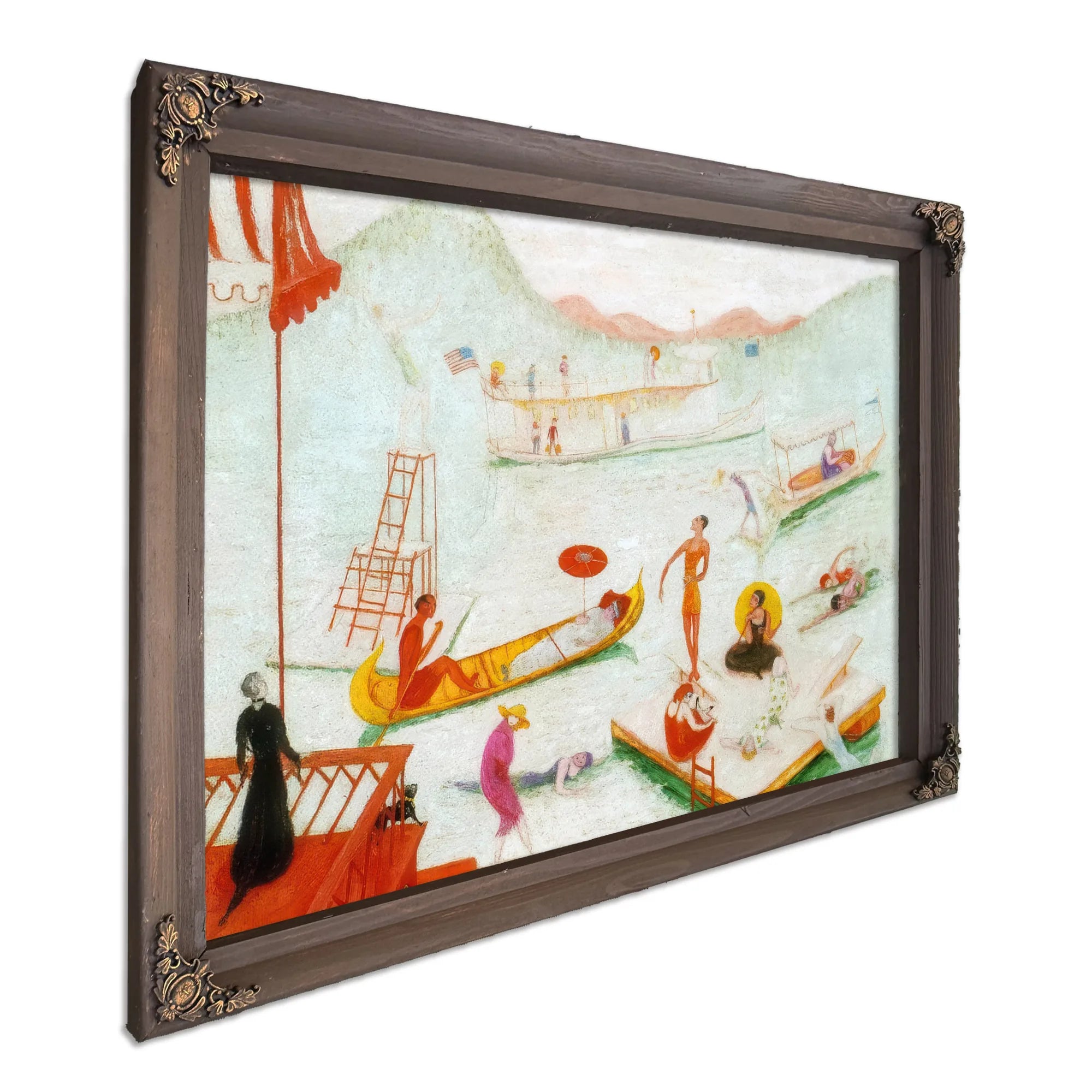 Lake Placid By Florine Stettheimer Fine Art Print