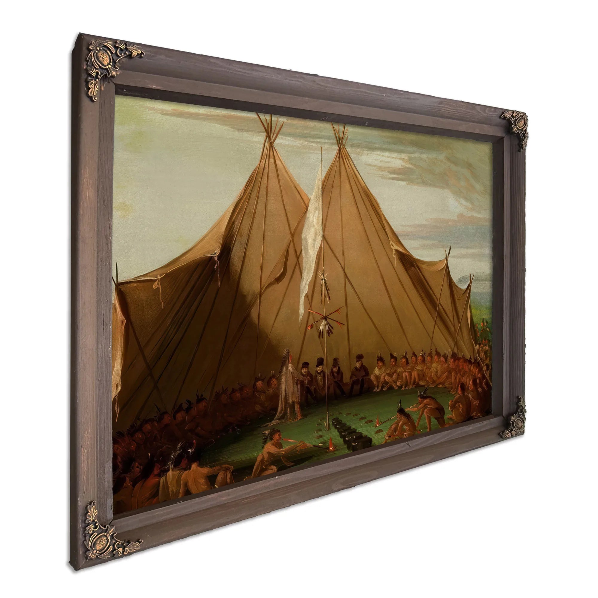 Sioux Dog Feast By George Catlin Fine Art Print